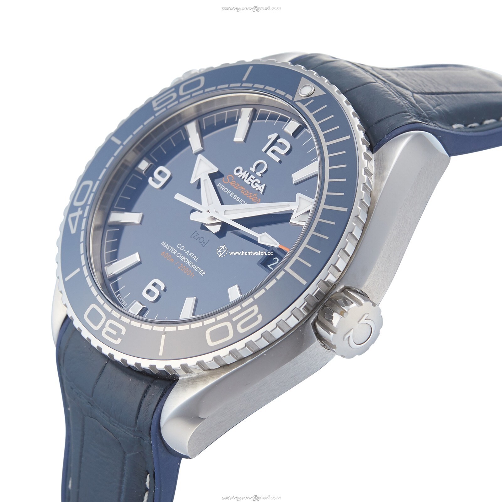 Omega Seamaster Planet Ocean 43.5mm Blue Dial Automatic Watch | Pre-Owned - Image 2