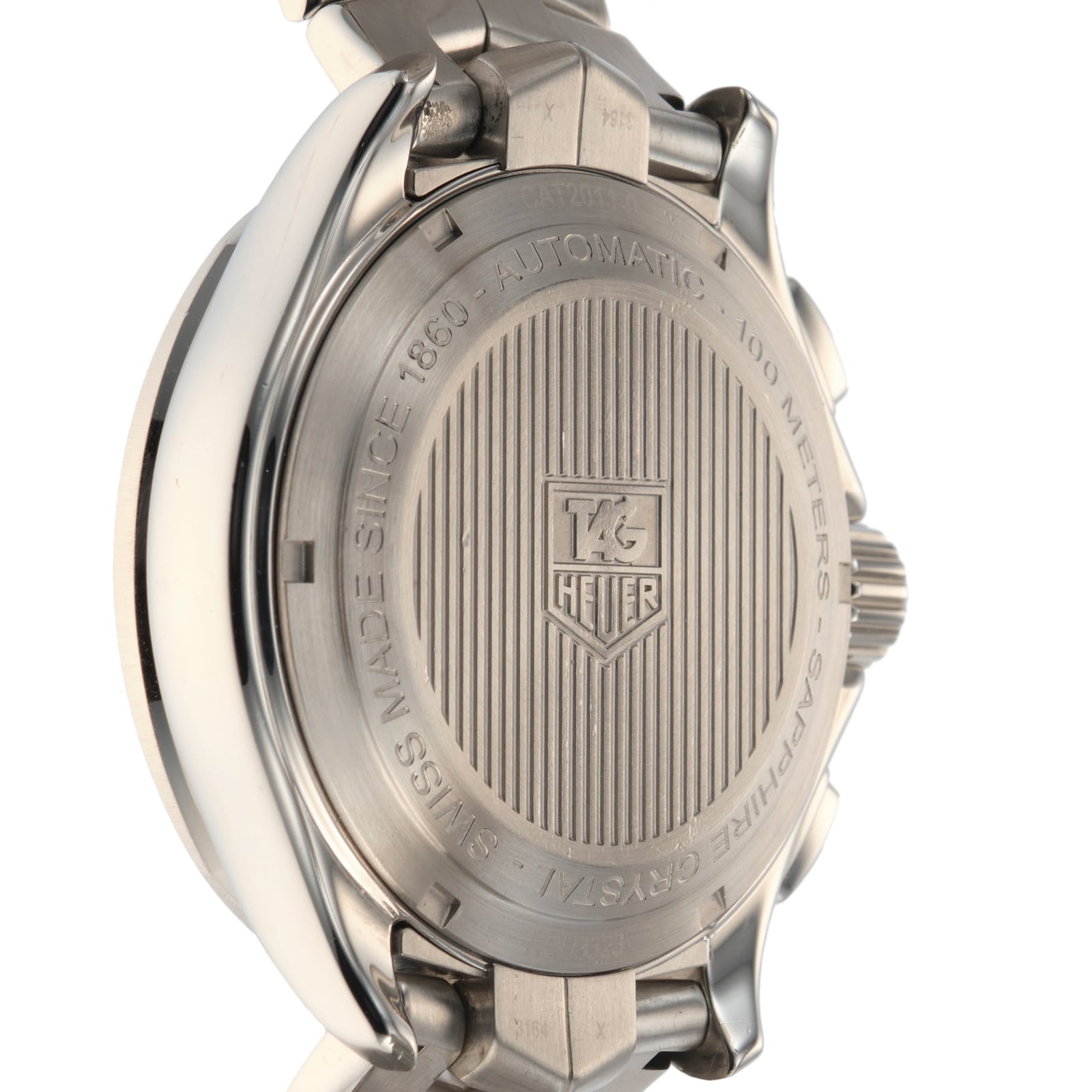 Pre-Owned TAG Heuer Link Automatic Chronograph | 43mm Silver Dial - Image 4