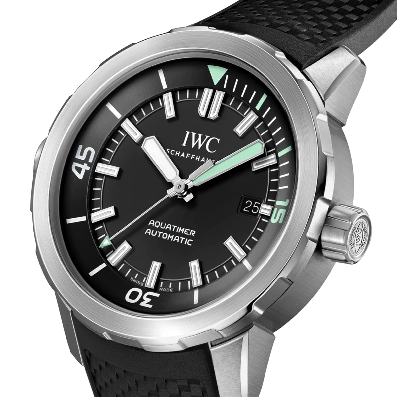 IWC Aquatimer IW328802 | 43mm Stainless Steel Automatic Black Replica - Image 3