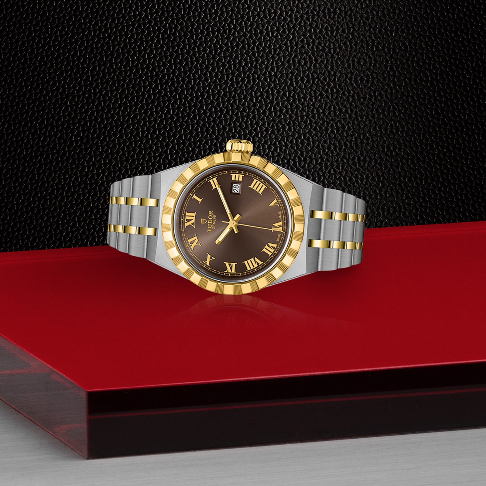 Tudor Royal 28mm Brown Dial - 18ct Yellow Gold Automatic Watch - Image 3