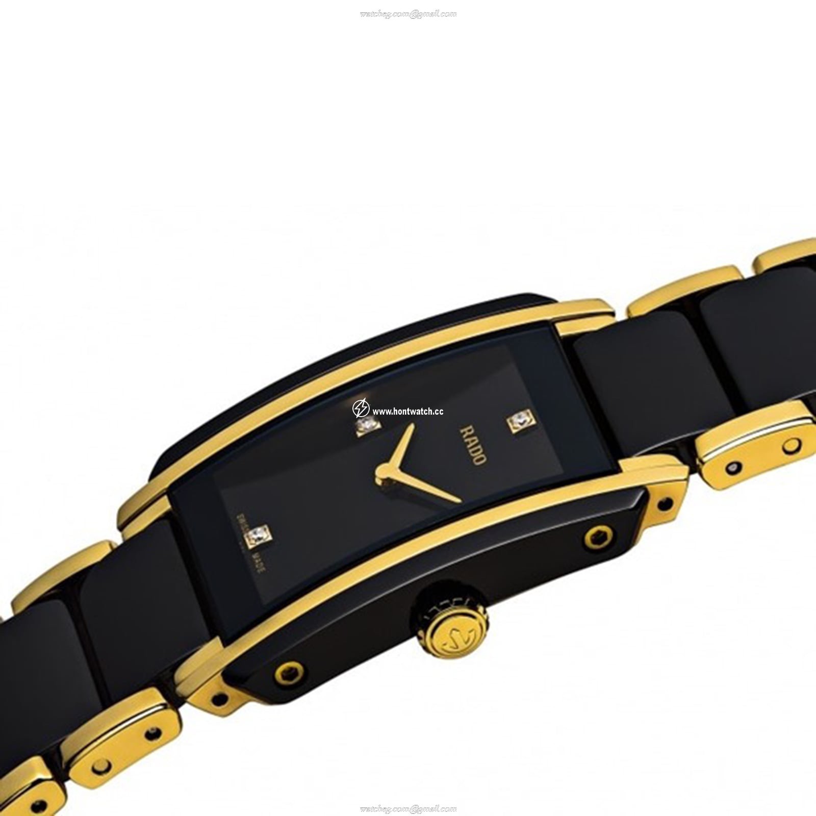 Rado Integral R20845712 - Black Ceramic Quartz Watch for Women | 33mm - Image 2