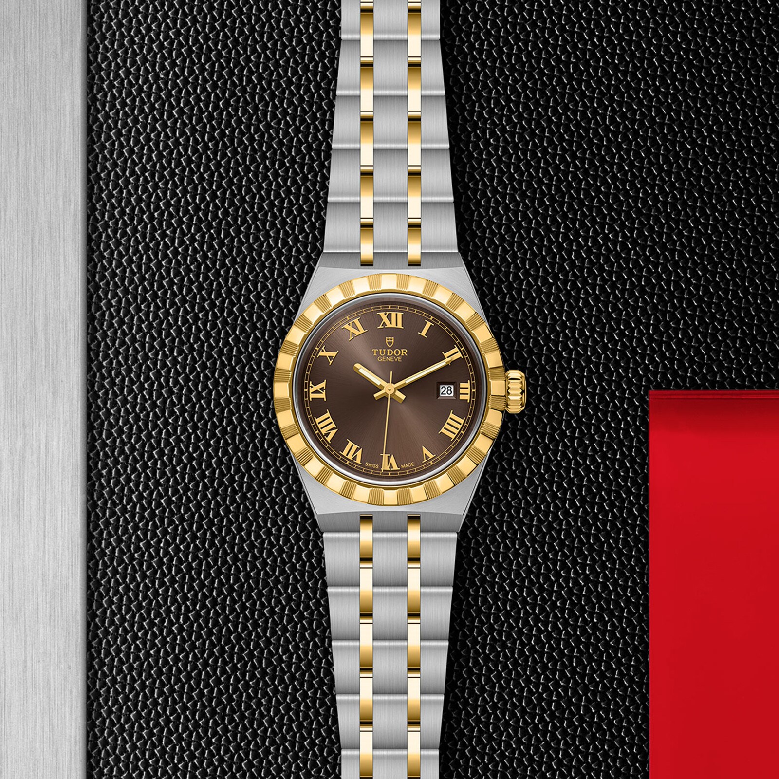 Tudor Royal 28mm Brown Dial - 18ct Yellow Gold Automatic Watch - Image 4