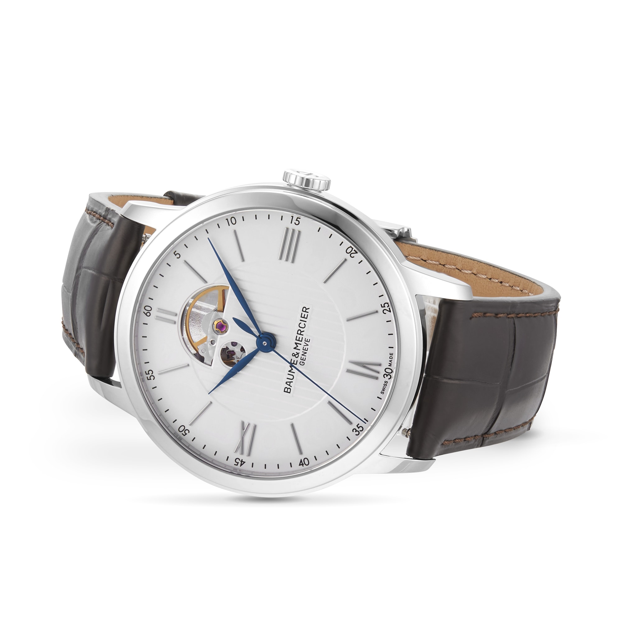 Baume & Mercier Classima M0A10524 - 42mm Stainless Steel Silver Dial Quartz Watch - Image 3