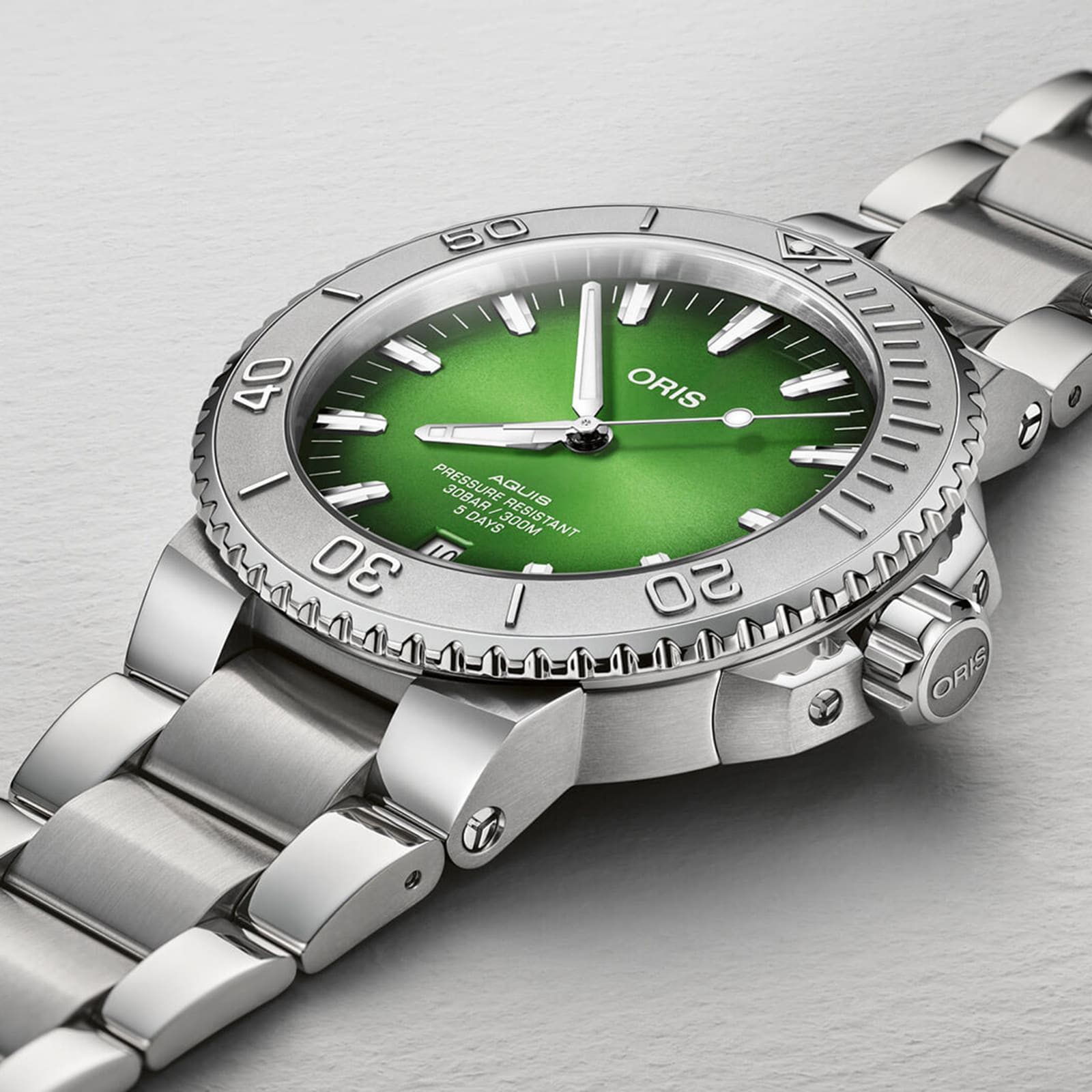Oris Aquis Green Dial Automatic Watch - 43.5mm Stainless Steel - Image 3