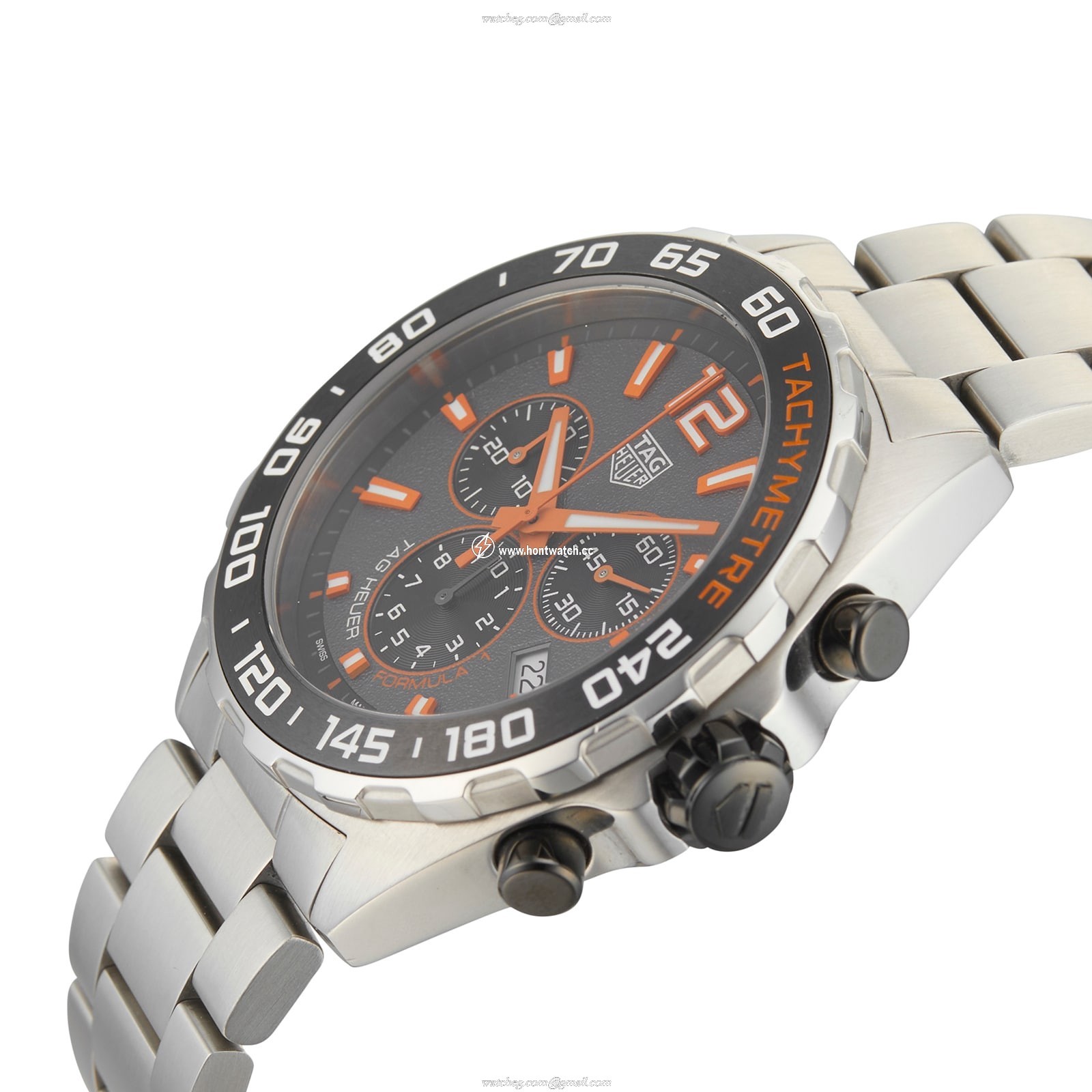 TAG Heuer Formula 1 Automatic Grey Dial - 43mm Stainless Steel Watch - Image 2