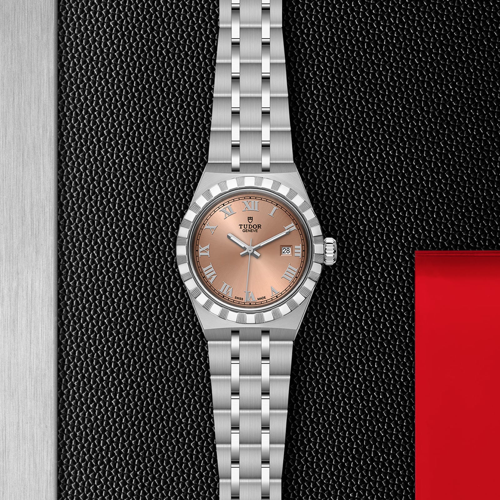 Tudor Royal M28300-0008 28mm Automatic Pink Dial - Stainless Steel Watch - Image 4