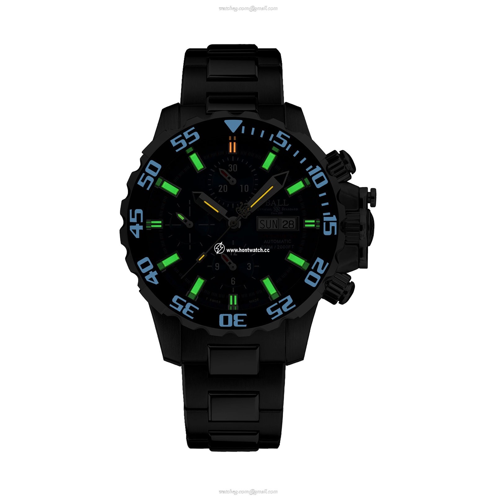 BALL Engineer Hydrocarbon DG2118C-S3C-BK | Automatic Black Dial | 40mm Stainless Steel - Image 2