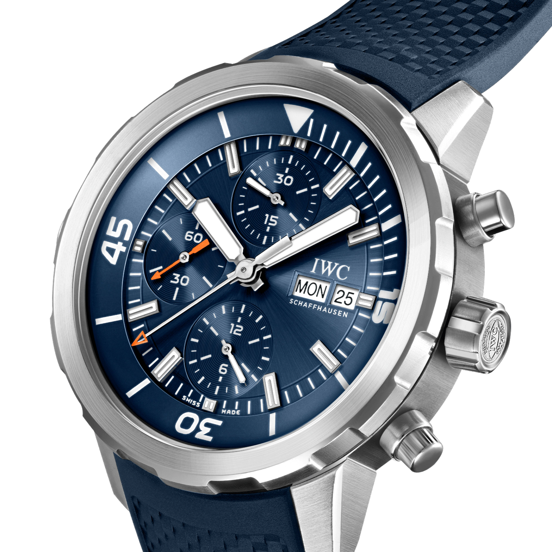 IWC Aquatimer IW376806 Automatic Blue Dial - 44mm Stainless Steel Watch - Image 2