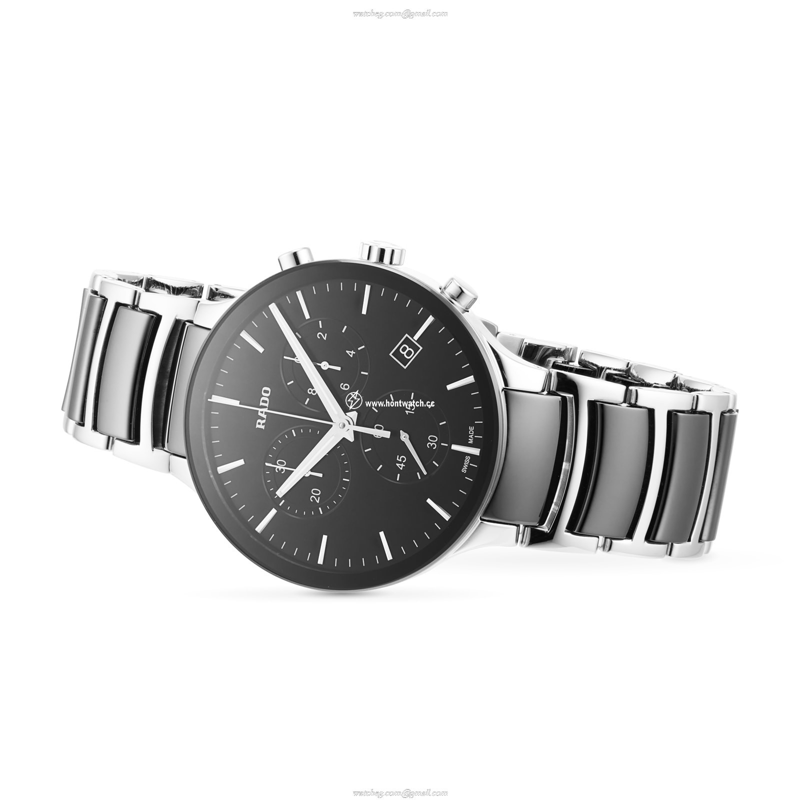 Rado Centrix R30130152 Ceramic Quartz Black Watch | 44mm - Image 2