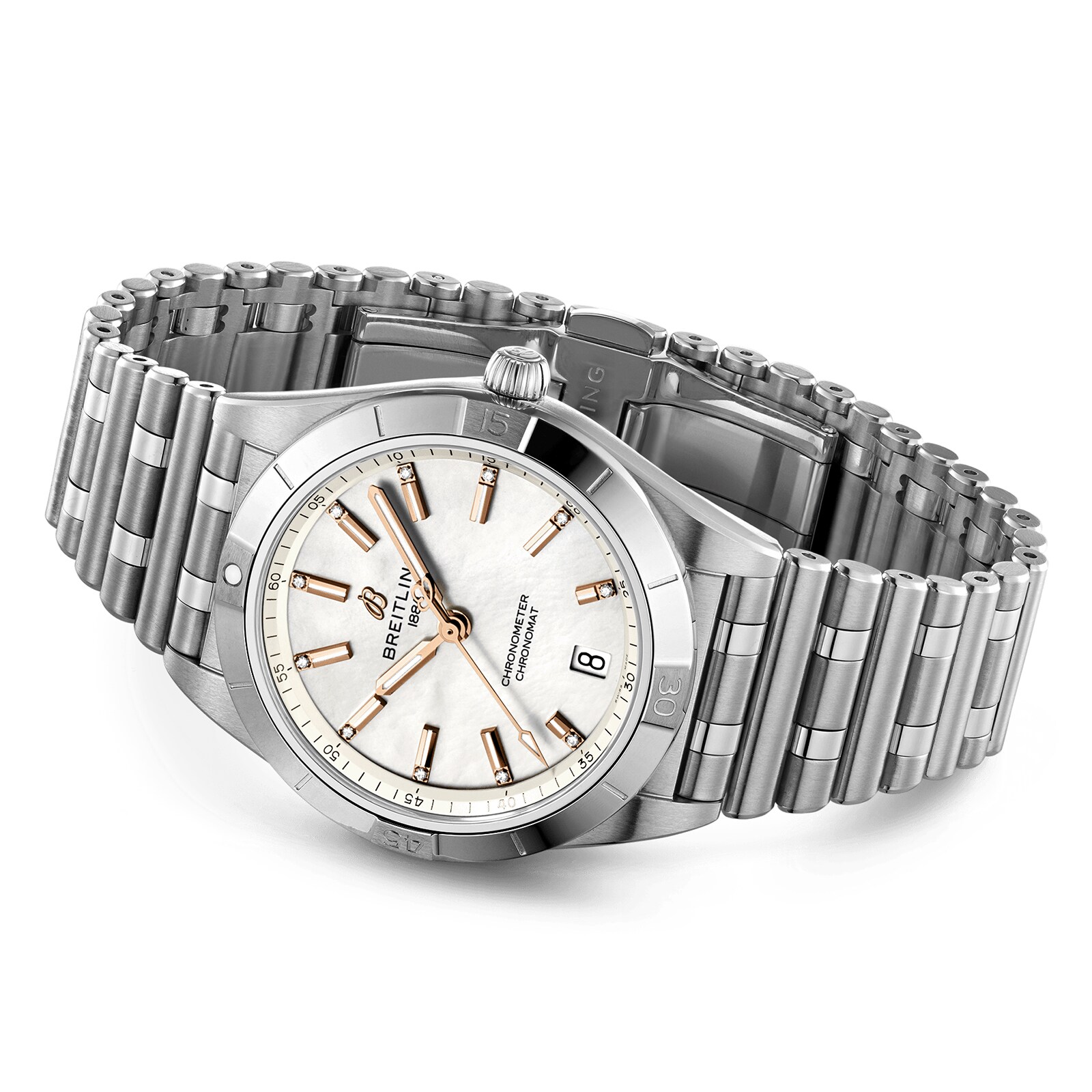 Breitling Chronomat A10380101A4A1 | 36mm Automatic White Dial | Stainless Steel - Image 3