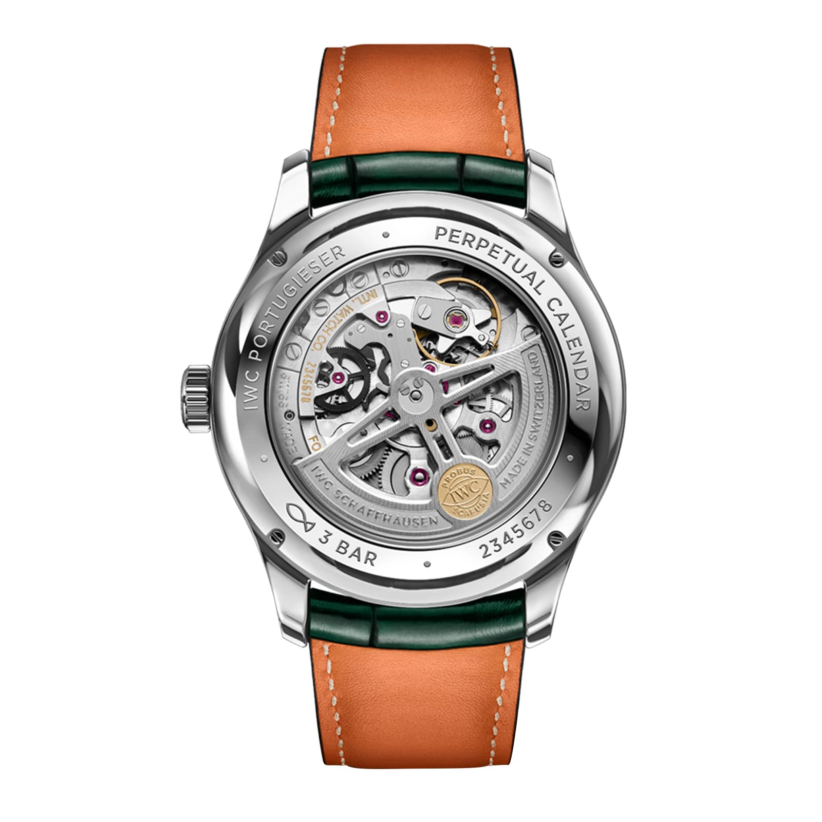 IWC Portugieser IW344207 Automatic - 42mm Stainless Steel Green Dial Watch - Image 3