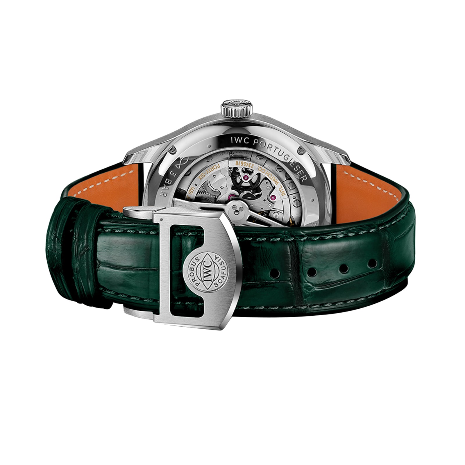 IWC Portugieser IW344207 Automatic - 42mm Stainless Steel Green Dial Watch - Image 4