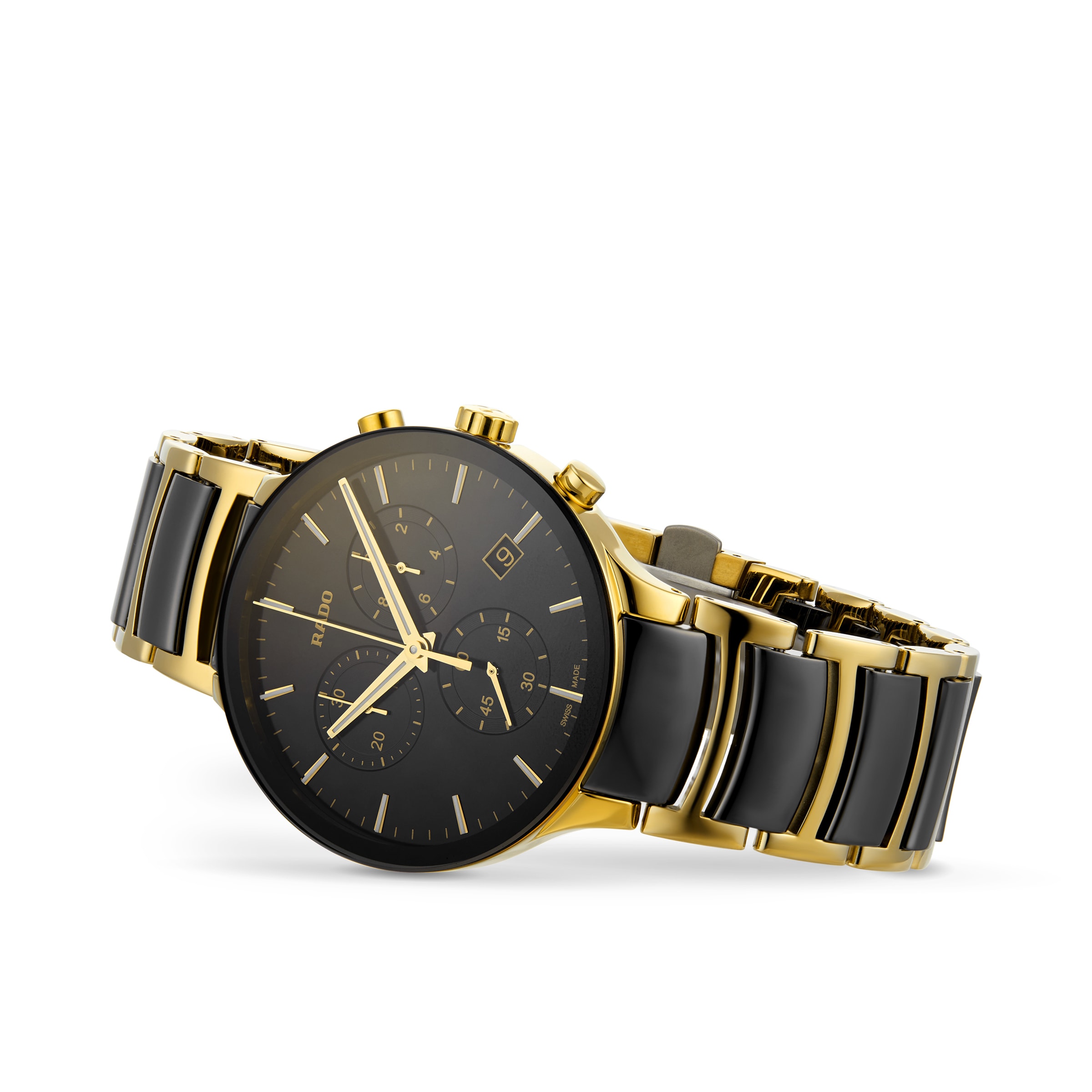Rado Centrix R30134162 Black Ceramic Watch | Quartz 44mm - Image 3
