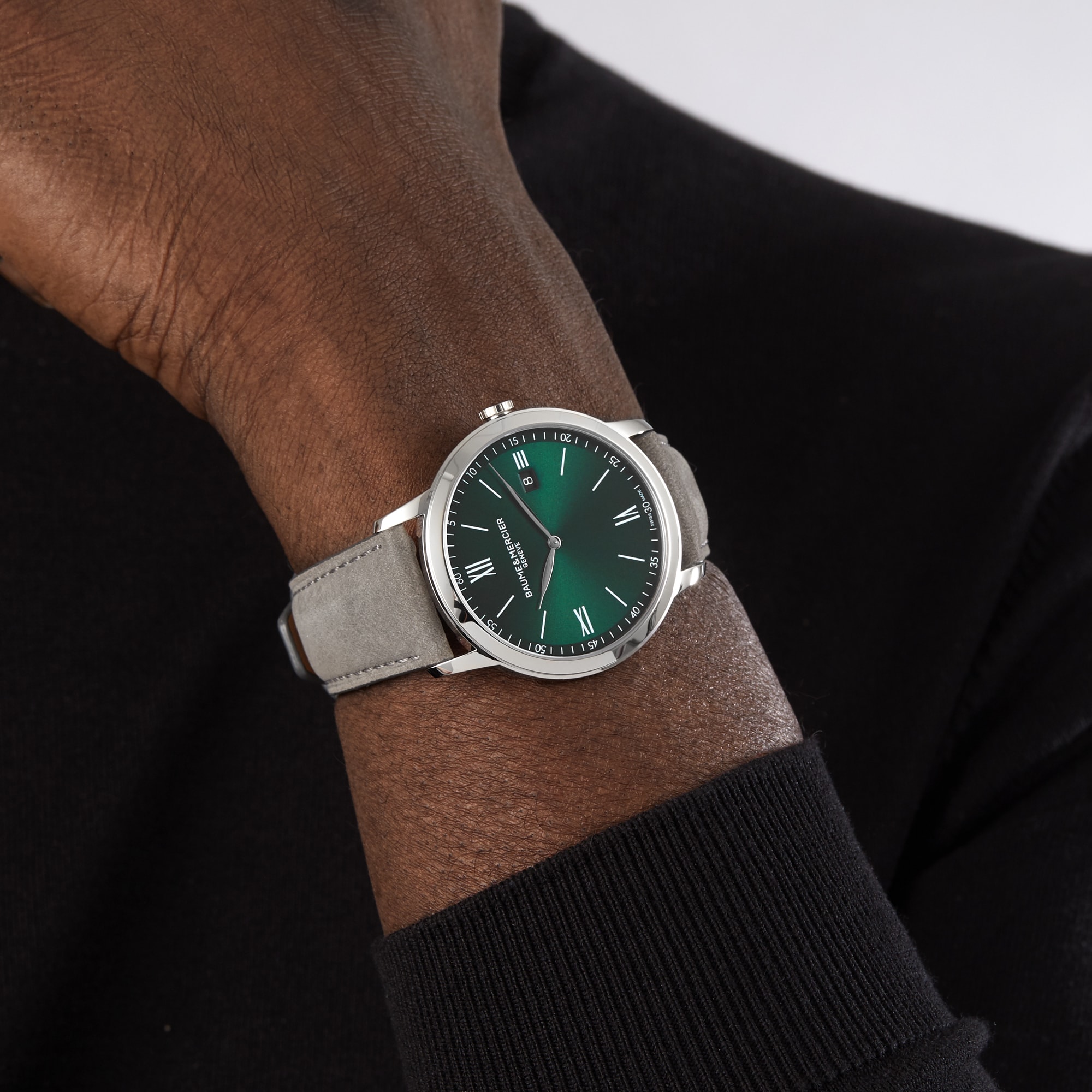 Baume & Mercier Classima M0A10607 - 42mm Green Dial Quartz Watch - Image 4