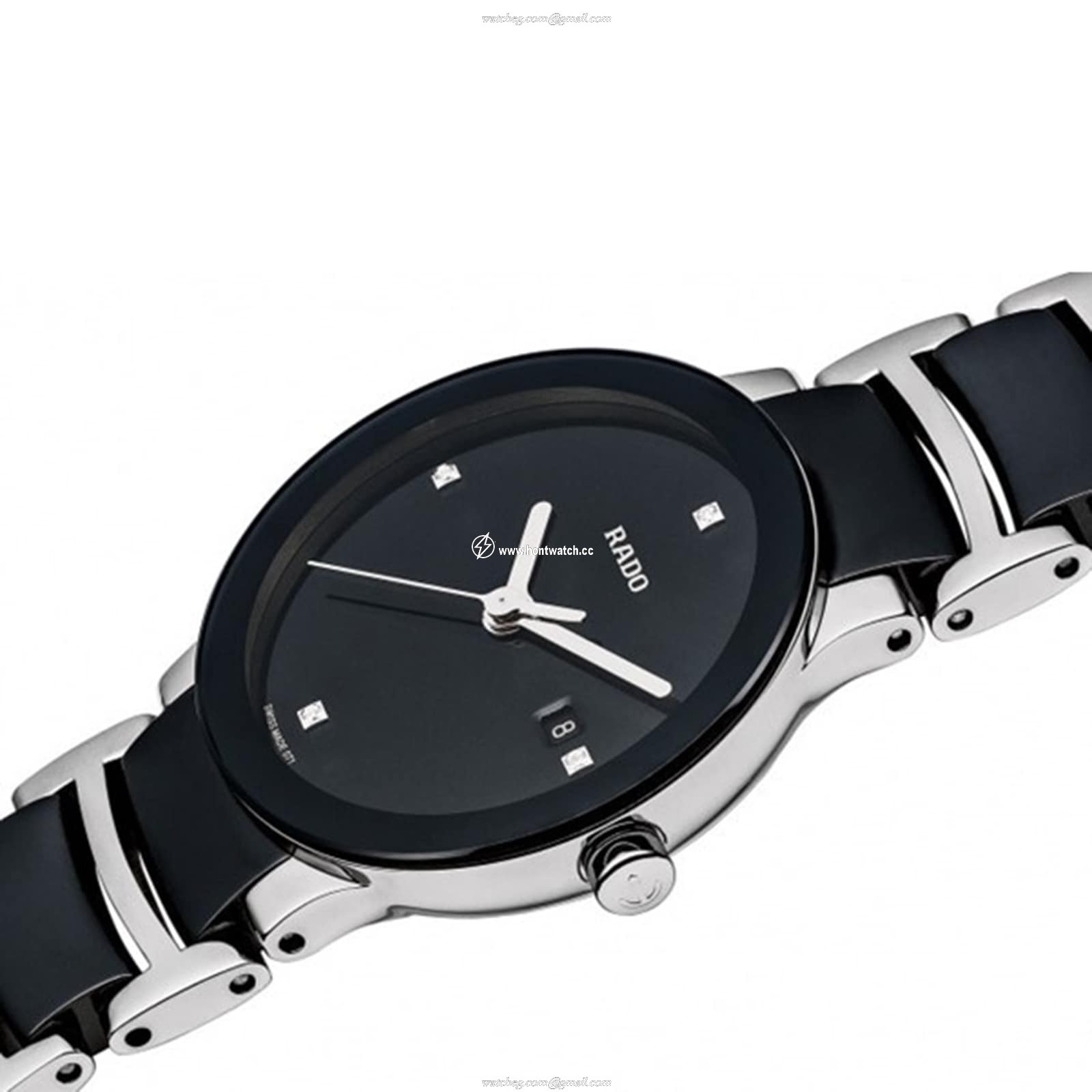 Rado Centrix R30935712 Ceramic Quartz Black Watch | 31mm - Image 2