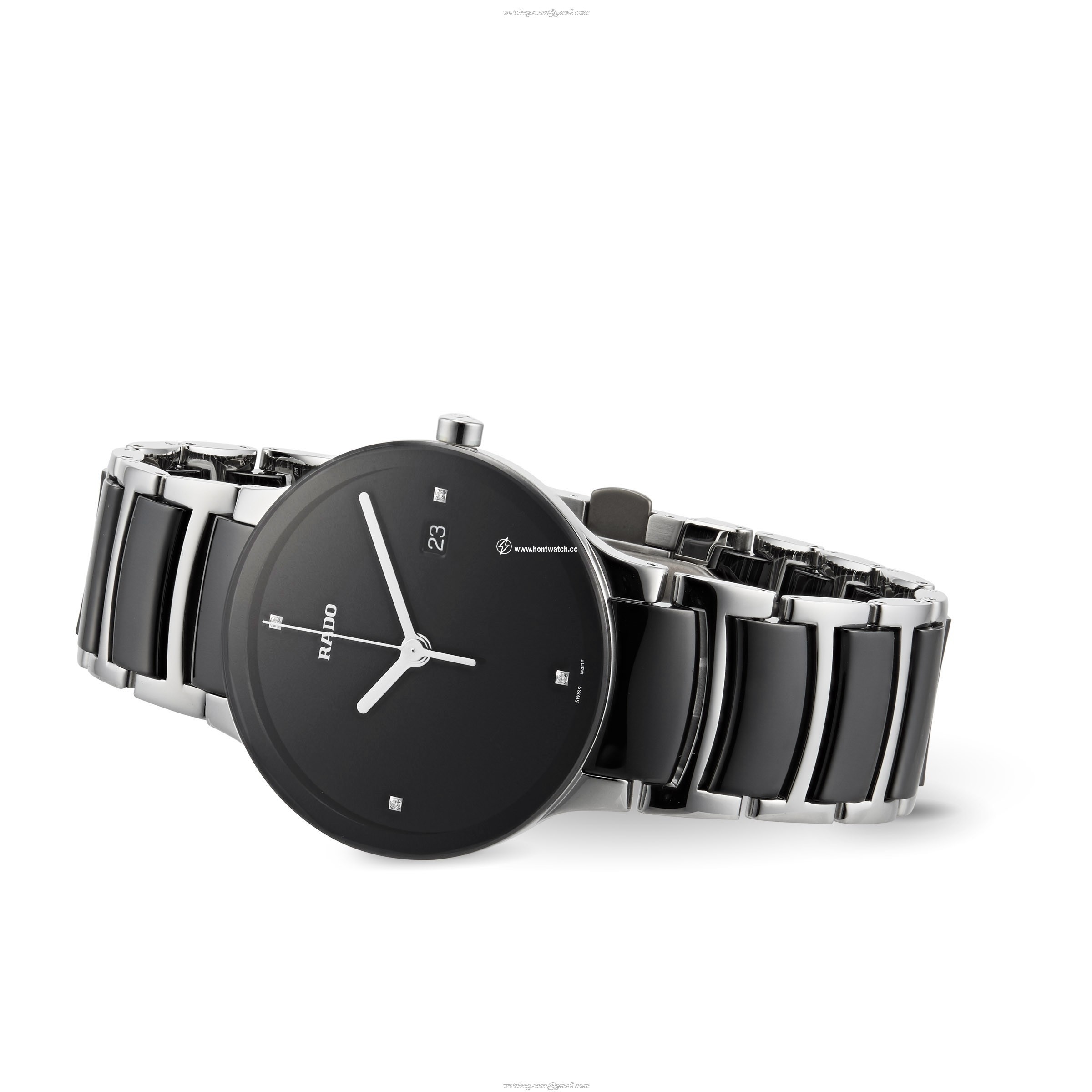 Rado Centrix R30934712 | Black Ceramic Watch | 38mm Quartz - Image 2