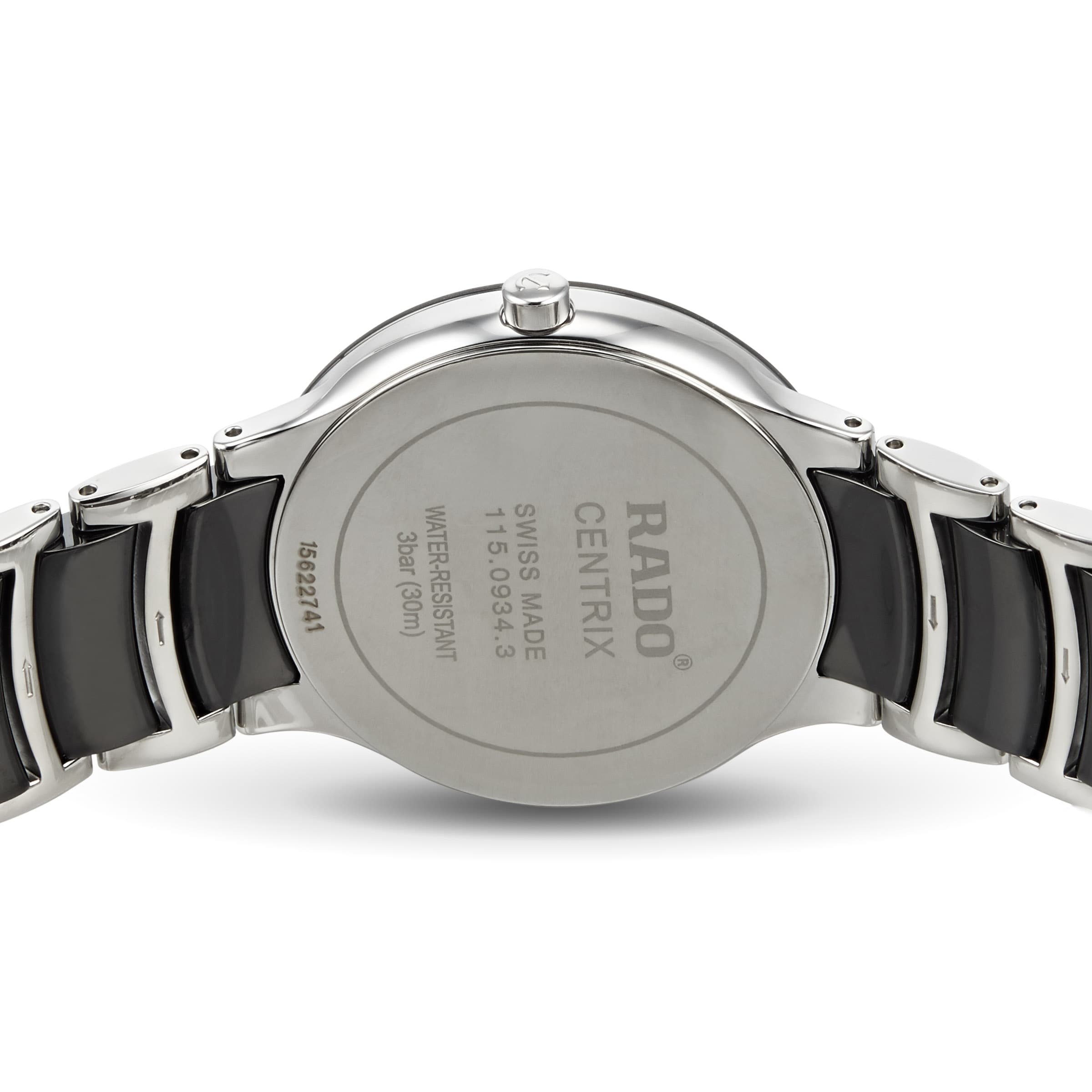 Rado Centrix R30934712 | Black Ceramic Watch | 38mm Quartz - Image 4