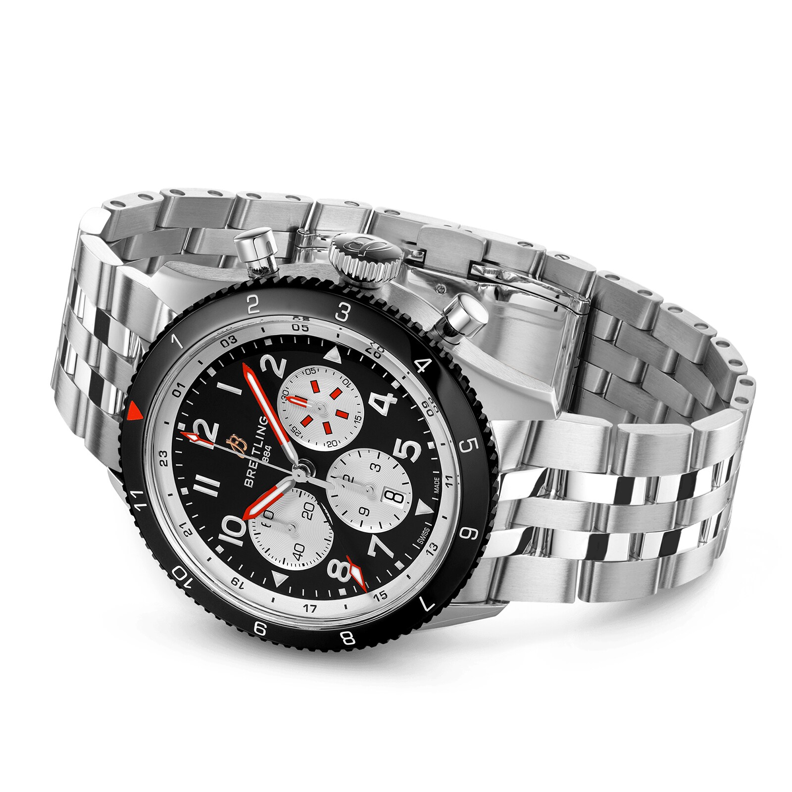 Breitling Aviator 8 Automatic Watch - 46mm Stainless Steel Black Dial - Image 3