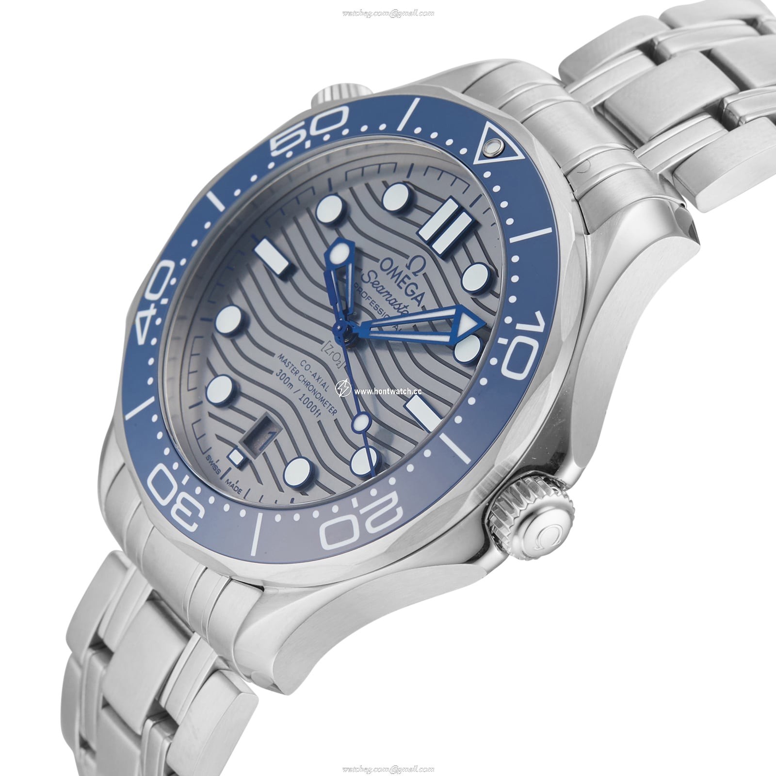 Omega Seamaster Diver 300M 42mm Automatic Grey Dial Stainless Steel - Image 2