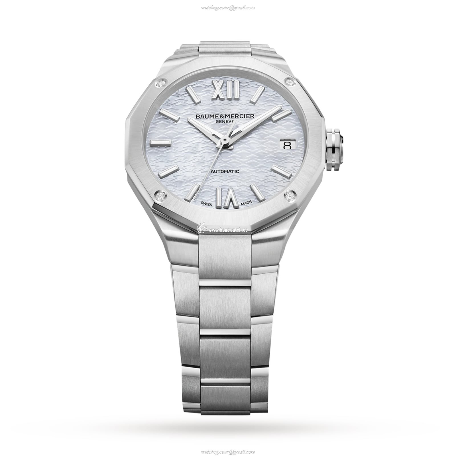 Baume & Mercier Riviera BM0A10676 | 33mm Silver Dial Automatic Watch - Image 2