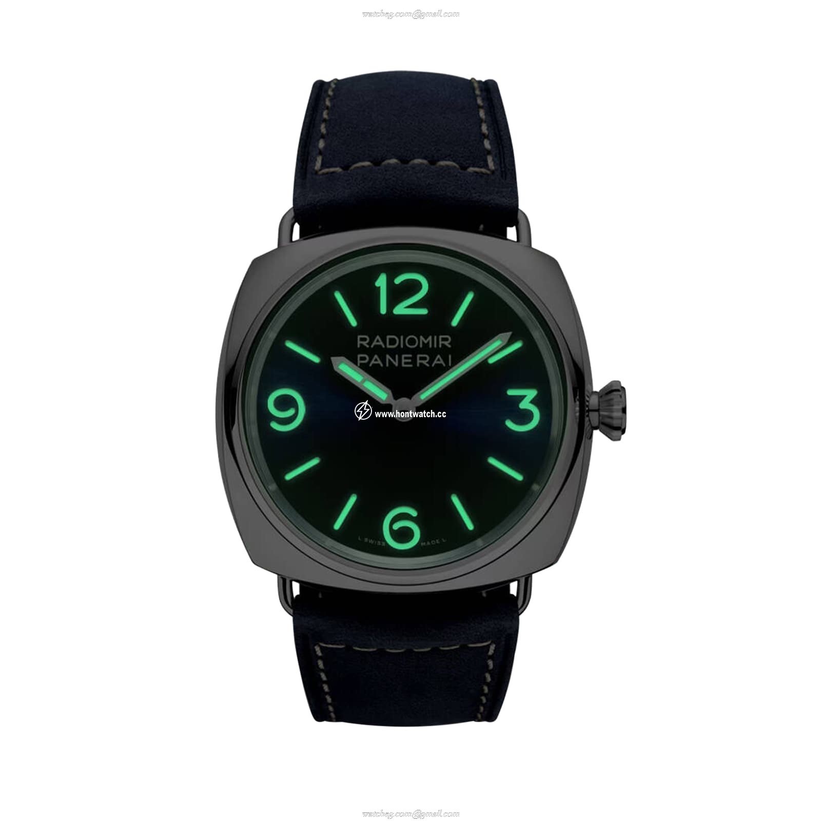 Panerai Radiomir PAM01383 - 45mm Blue Dial - Manual Winding - Stainless Steel - Image 2