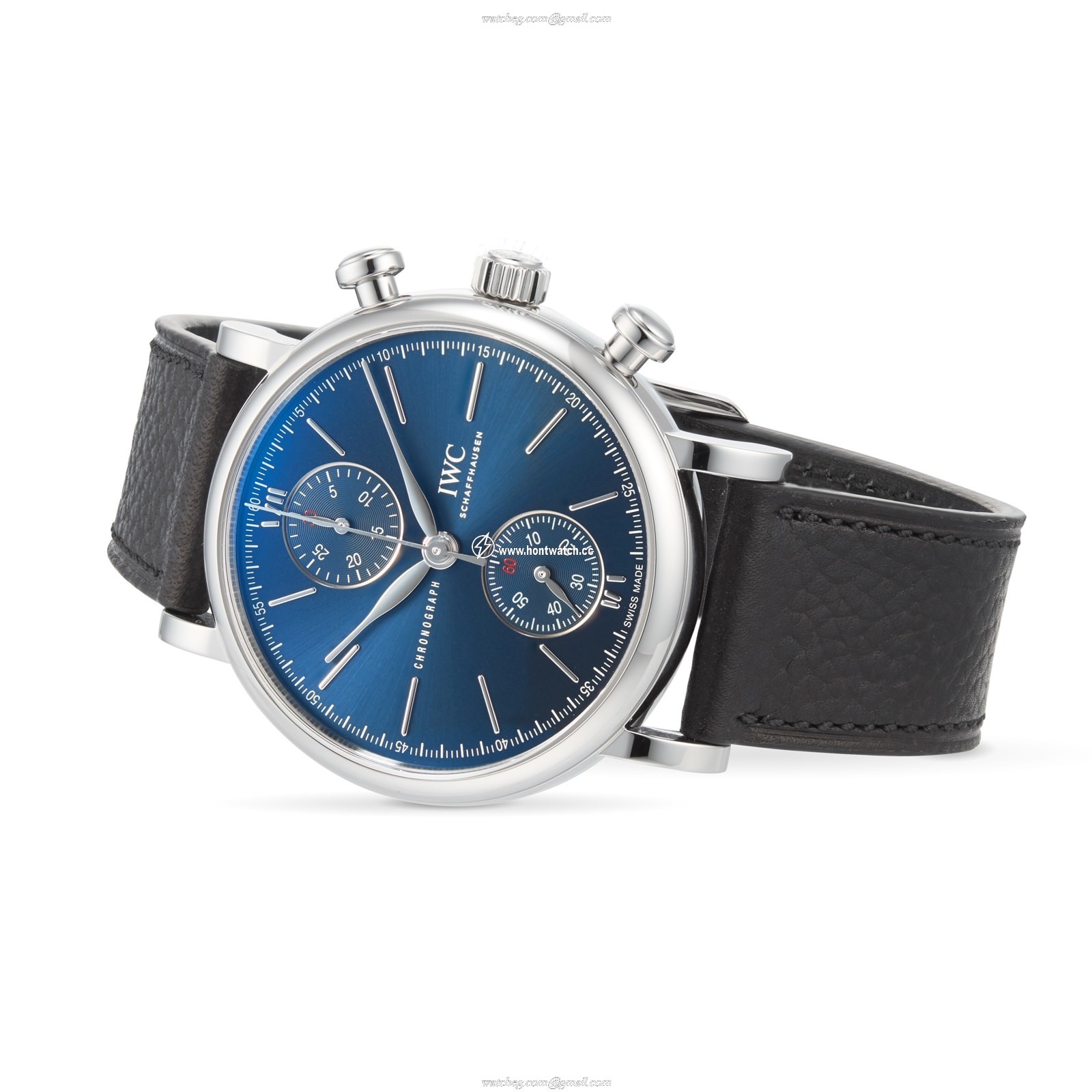 IWC Portofino IW391408 Automatic Chronograph - 39mm Blue Dial - Stainless Steel - Image 2
