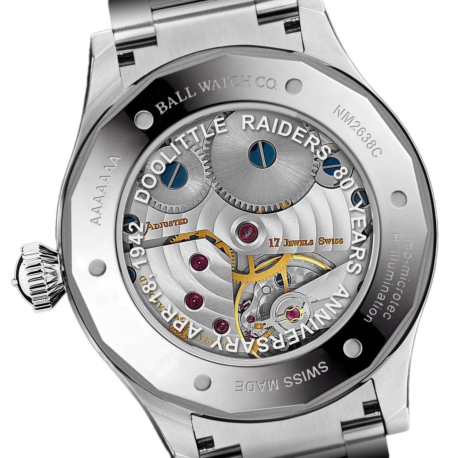 BALL Engineer Master II NM2638C-L1-GR | 46mm Green Dial | Manual Winding - Image 3