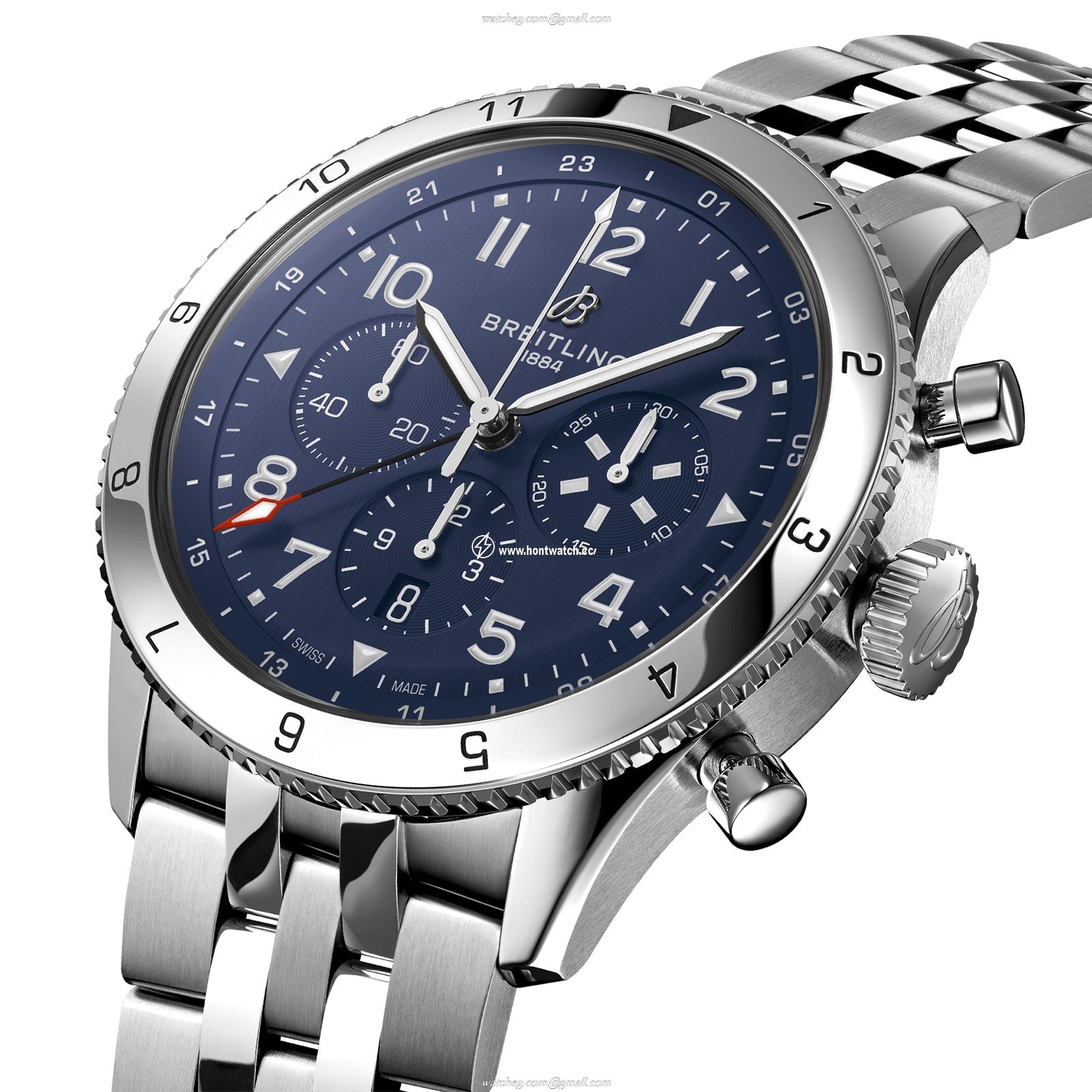 Breitling Aviator 8 AB04451A1C1A1 | 46mm Blue Dial | Automatic Watch - Image 2