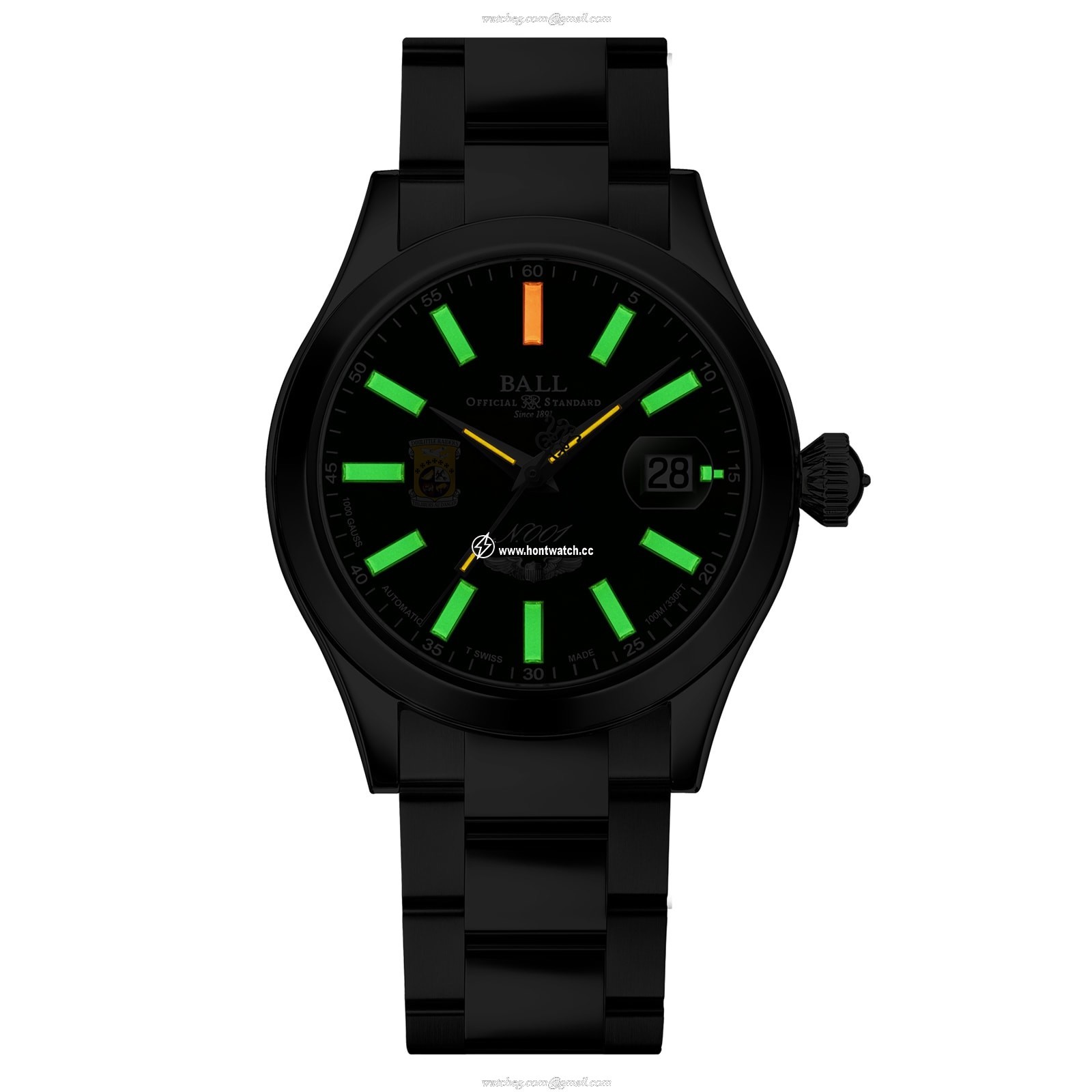 BALL Engineer Master II Automatic Green Watch - 40mm Stainless Steel - Image 2