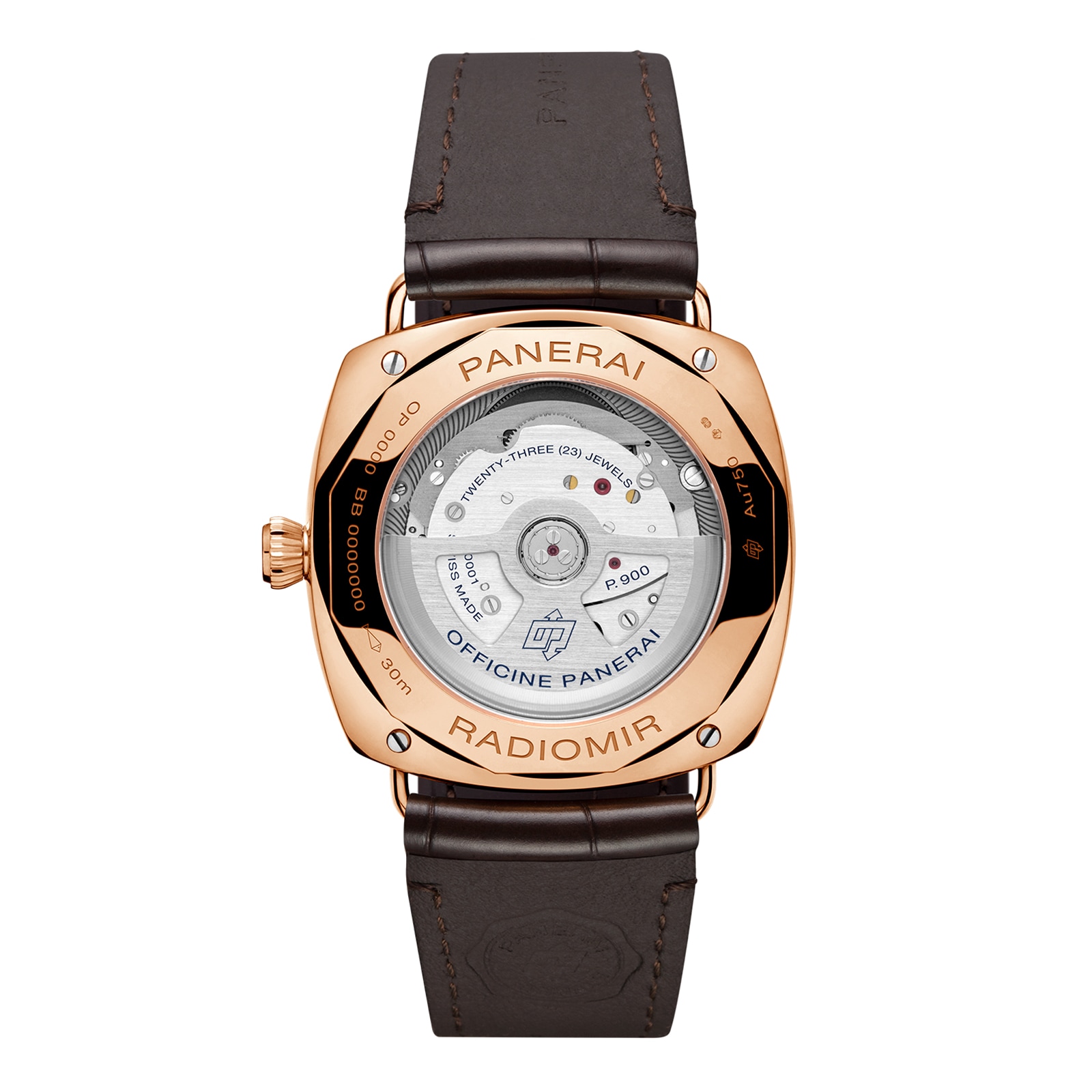Panerai Radiomir PAM01026 40mm 18ct Gold Automatic Watch - White Dial - Image 4