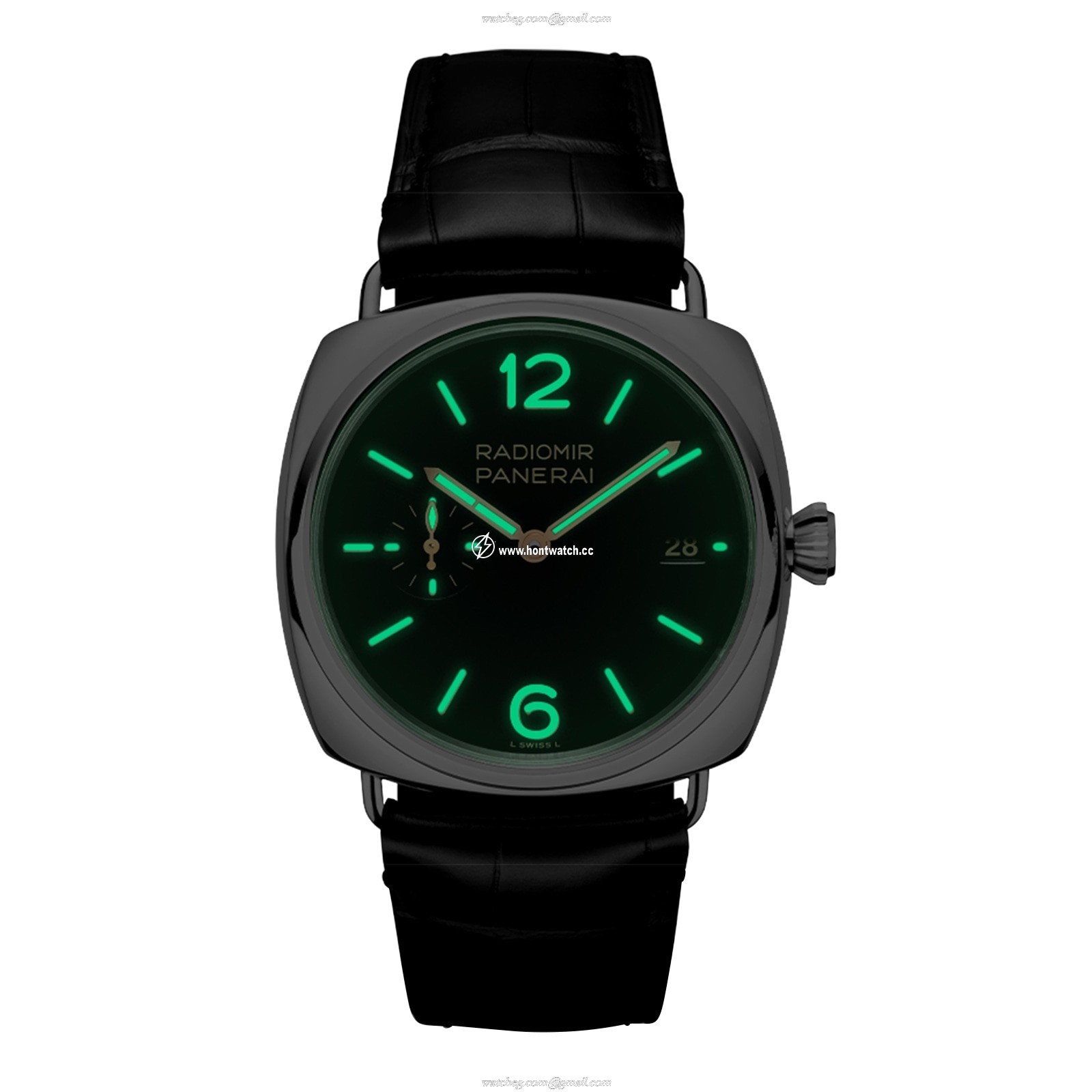 Panerai Radiomir PAM01294 - 40mm Stainless Steel Automatic Black Watch - Image 2
