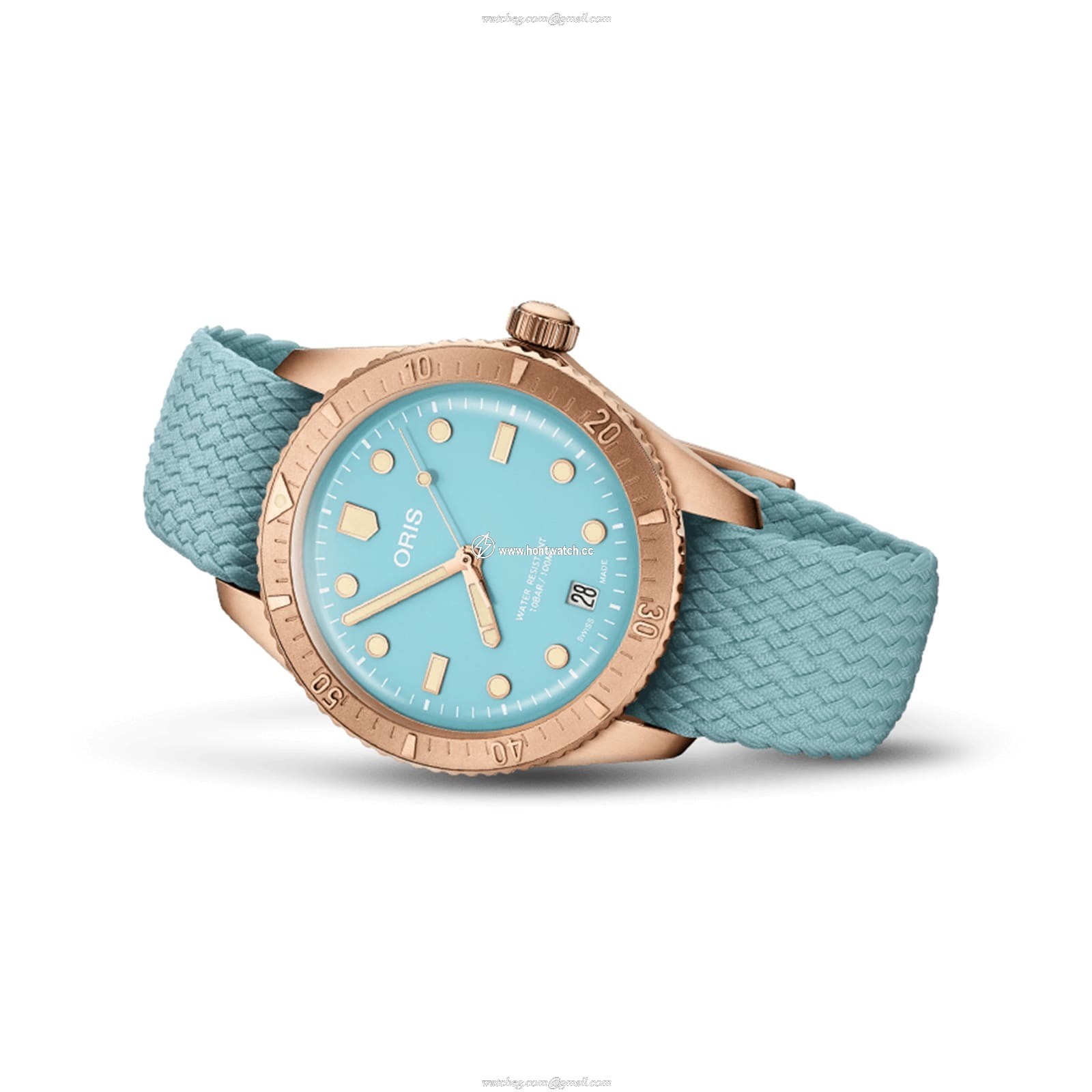 Oris Divers Sixty-Five Bronze Automatic Blue Dial 38mm Replica Watch - Image 2