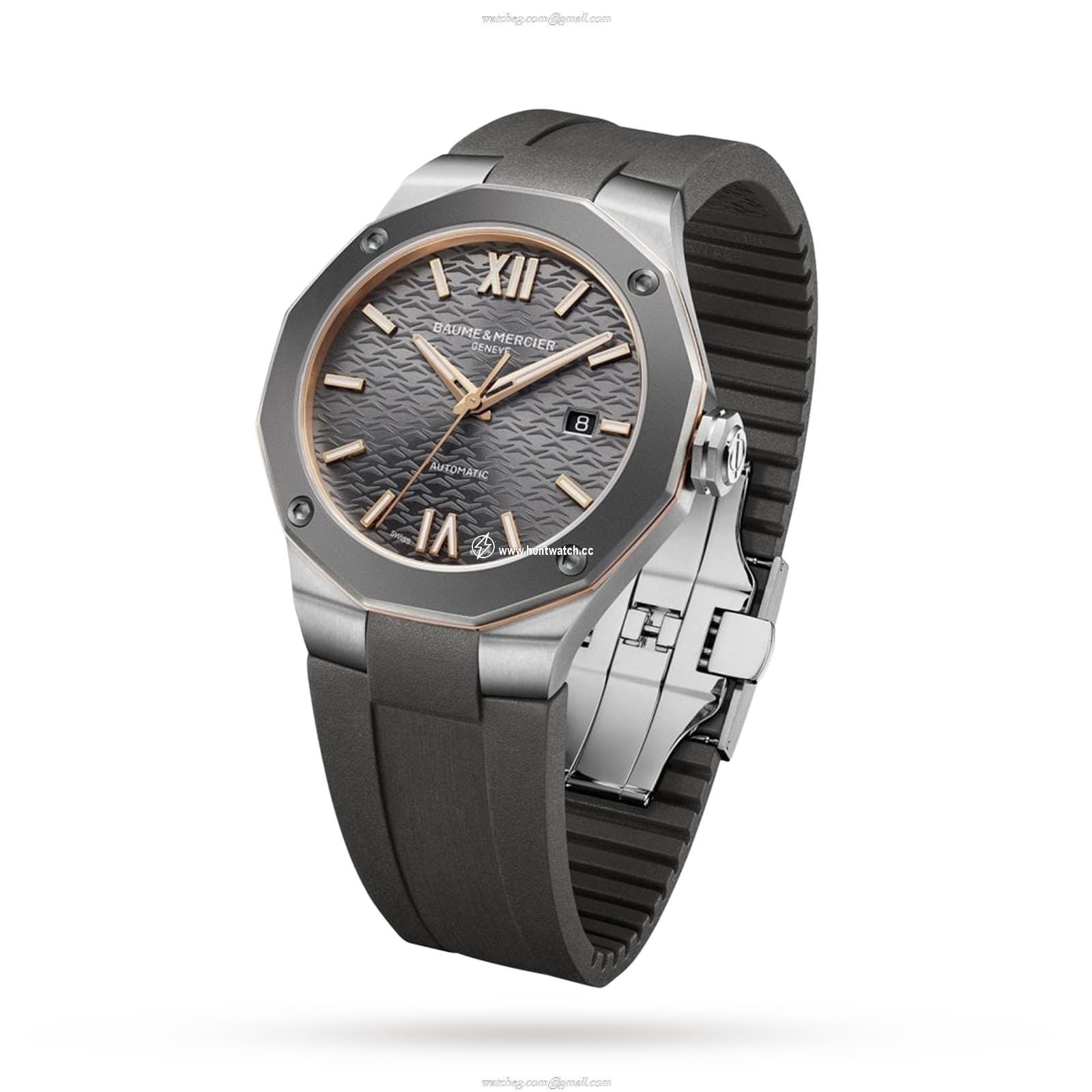 Baume & Mercier Riviera BM0A10660 - 43mm Automatic Grey Dial - Stainless Steel - Image 2