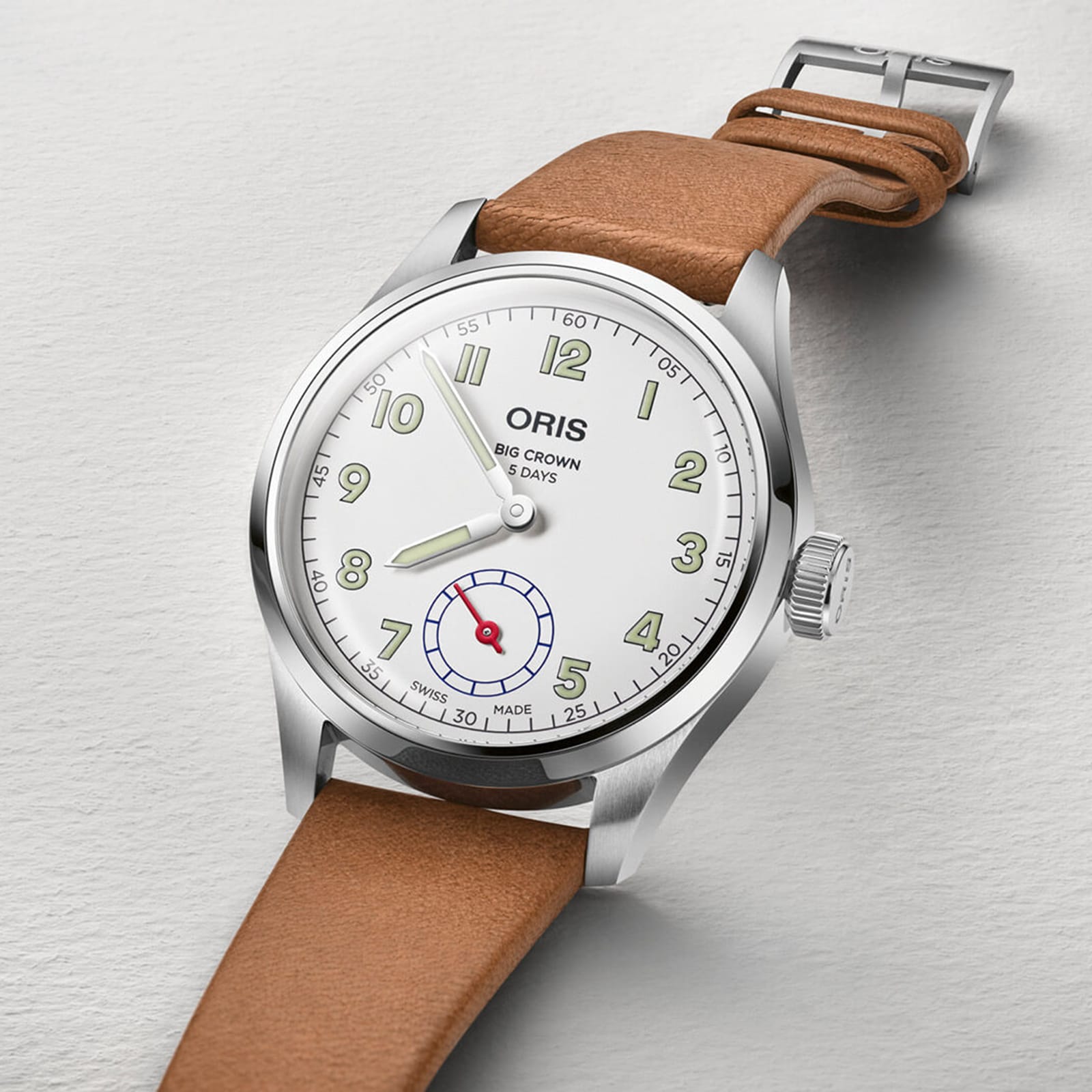 Oris Big Crown 401 Automatic - 40mm Stainless Steel White Dial Watch - Image 3