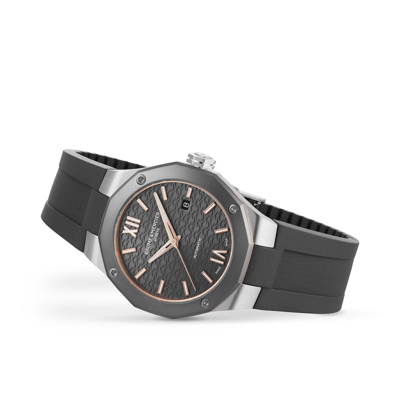 Baume & Mercier Riviera BM0A10660 - 43mm Automatic Grey Dial - Stainless Steel - Image 4
