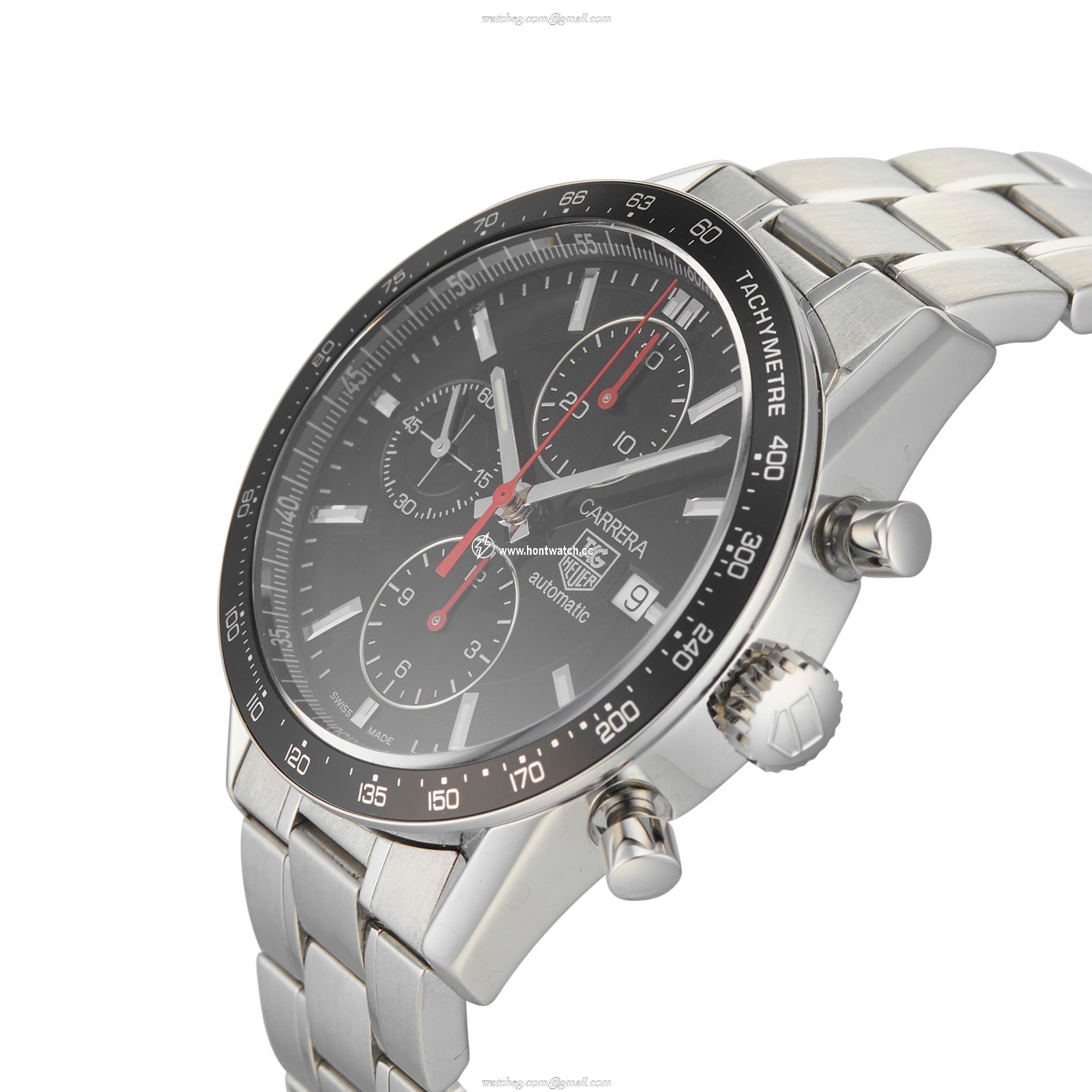 TAG Heuer Carrera CV2014-3 Automatic Watch - 41mm Black Dial | Stainless Steel - Image 2