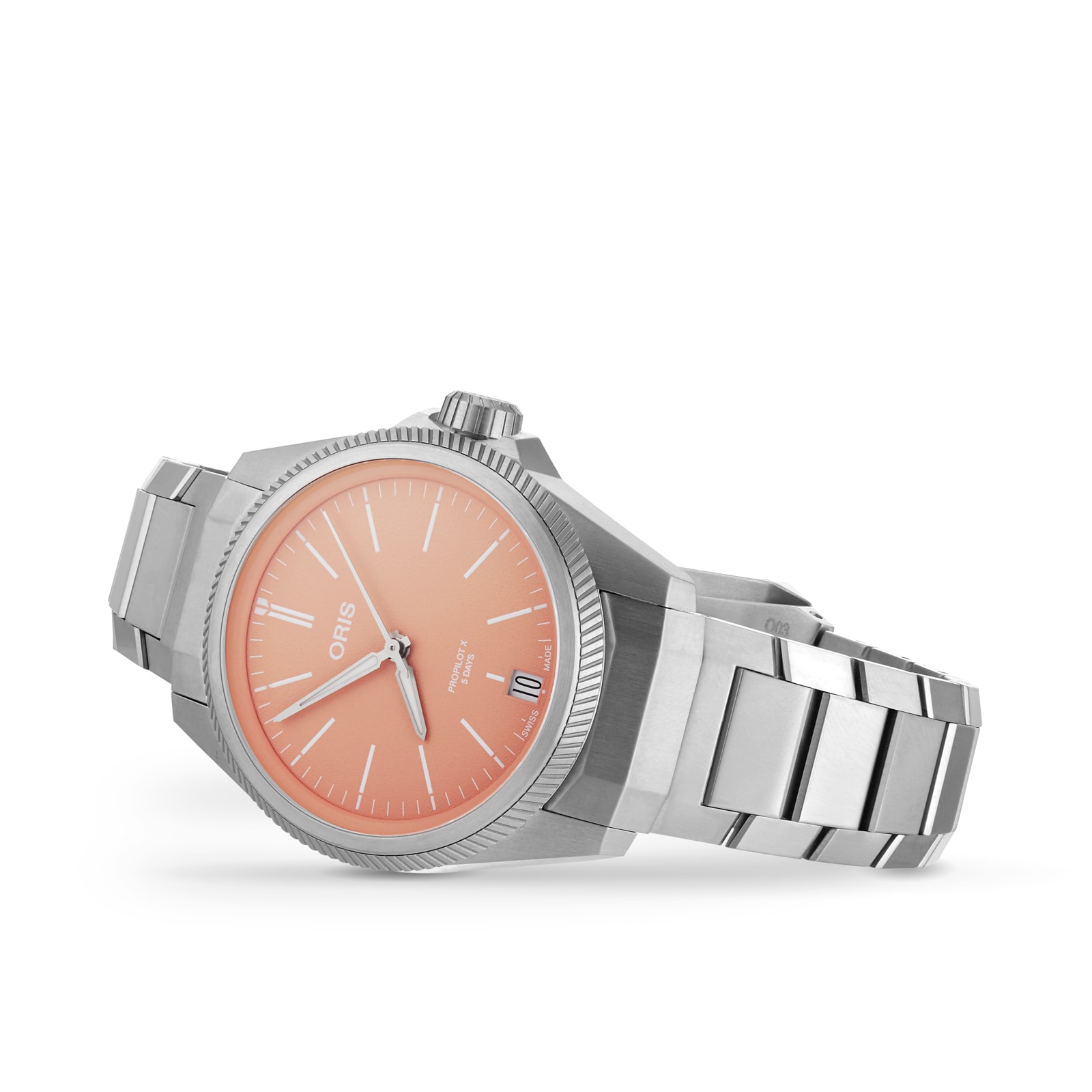 Oris Big Crown ProPilot X Calibre 400 | 39mm Titanium Automatic | Pink Dial - Image 4