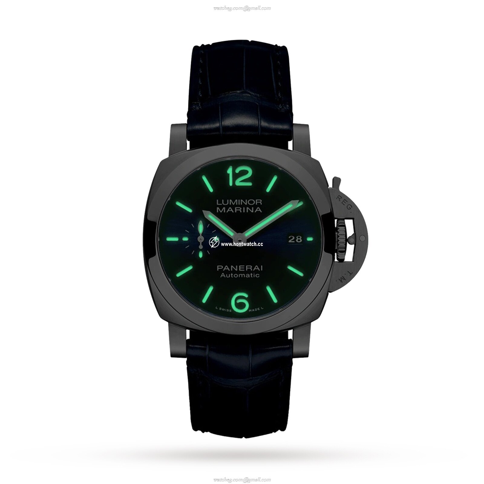 Panerai Luminor PAM01370 Automatic Blue Dial - 40mm Stainless Steel Watch - Image 2