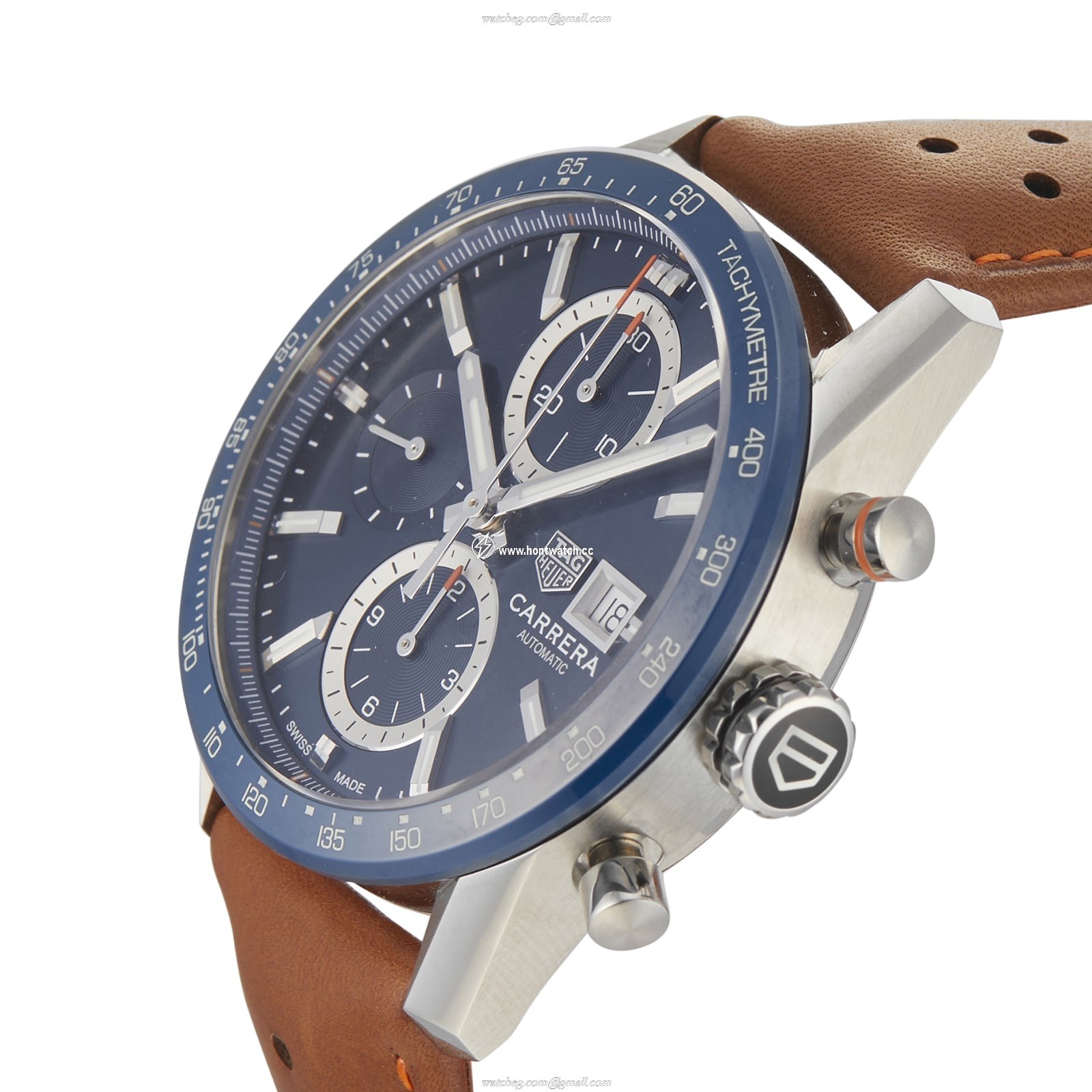 TAG Heuer Carrera CBM2112.FC6455 - 41mm Blue Automatic - Stainless Steel - Image 2