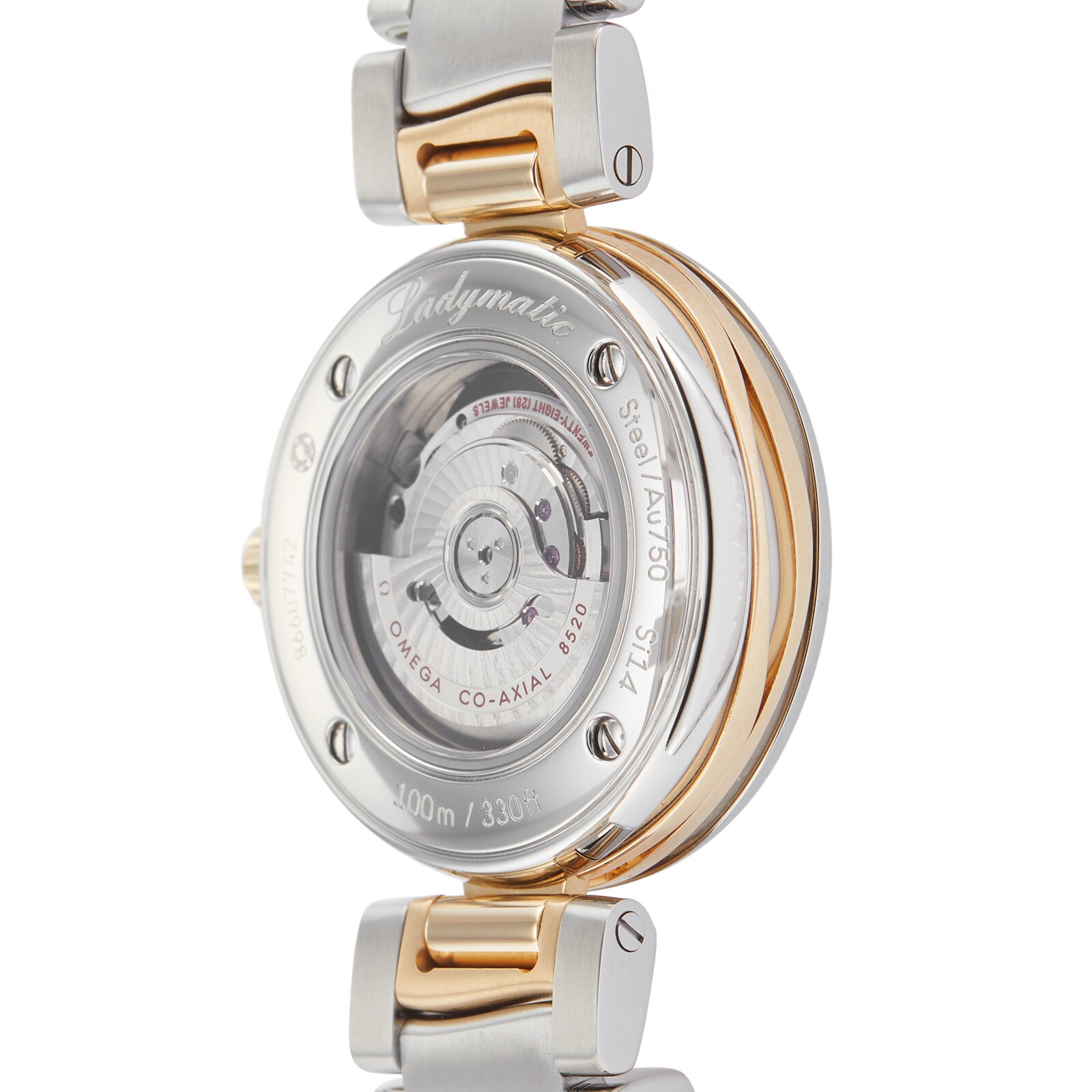 Omega De Ville Automatic Ladies Watch - 34mm Stainless Steel & Gold - Mother of Pearl Dial - Image 4