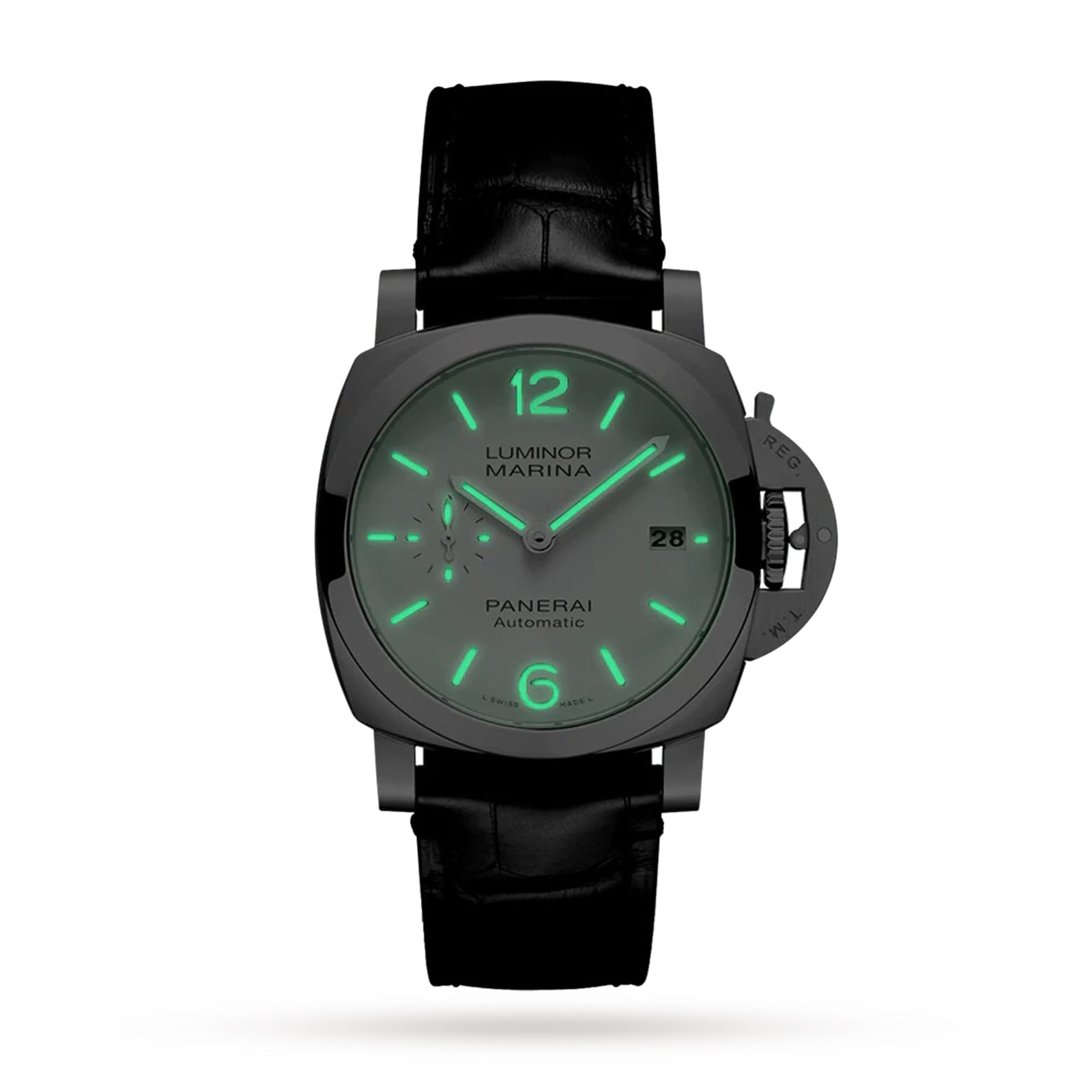Panerai Luminor PAM01371 Automatic Watch - 40mm Stainless Steel, White Dial - Image 3