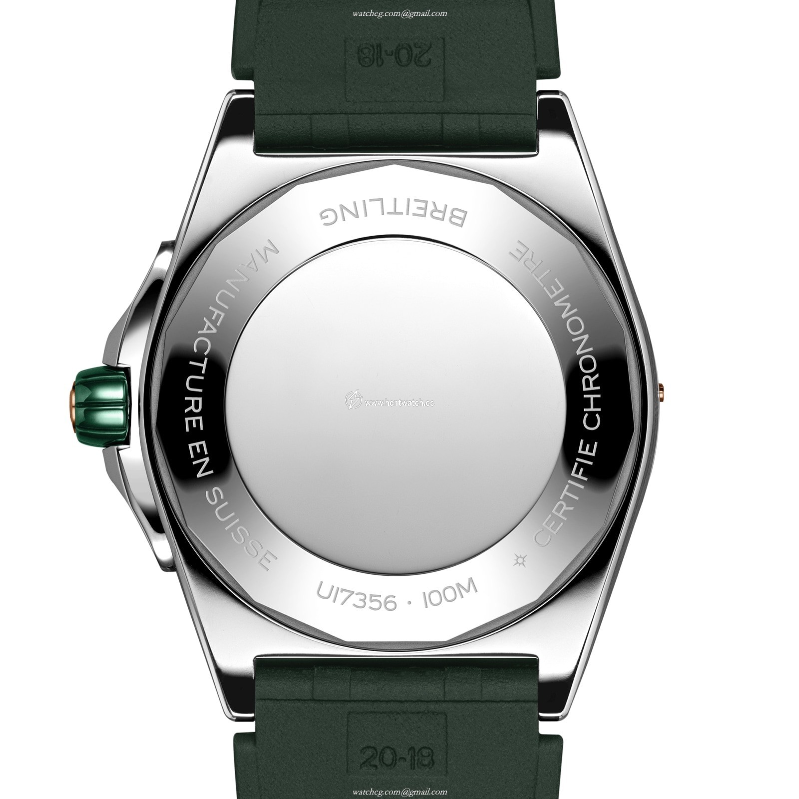 Breitling Chronomat 38mm Green Dial - Stainless Steel & Rose Gold Automatic - Image 2