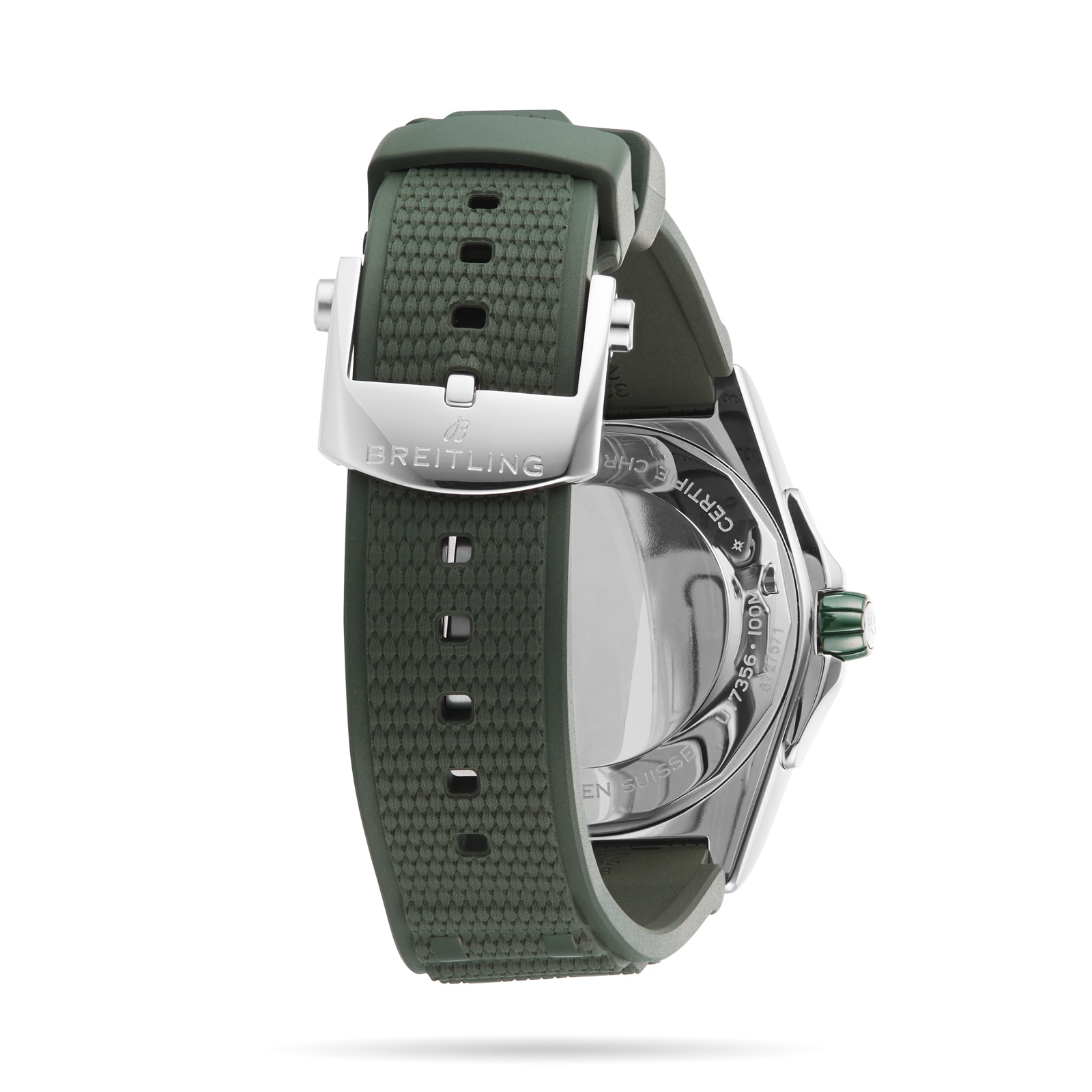 Breitling Chronomat 38mm Green Dial - Stainless Steel & Rose Gold Automatic - Image 4