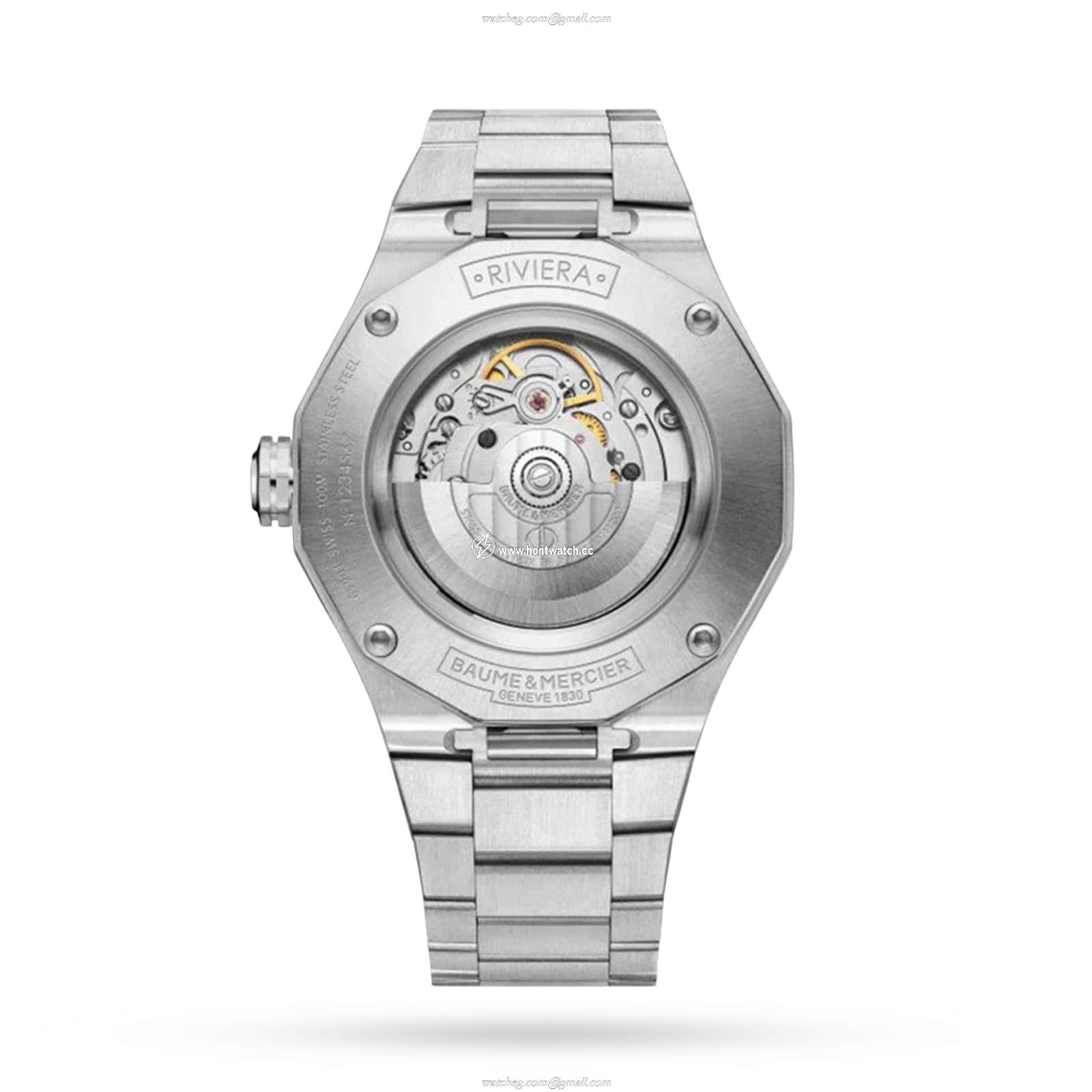 Baume & Mercier Riviera BM0A10621 - 35mm Automatic Black Dial - Stainless Steel - Image 2