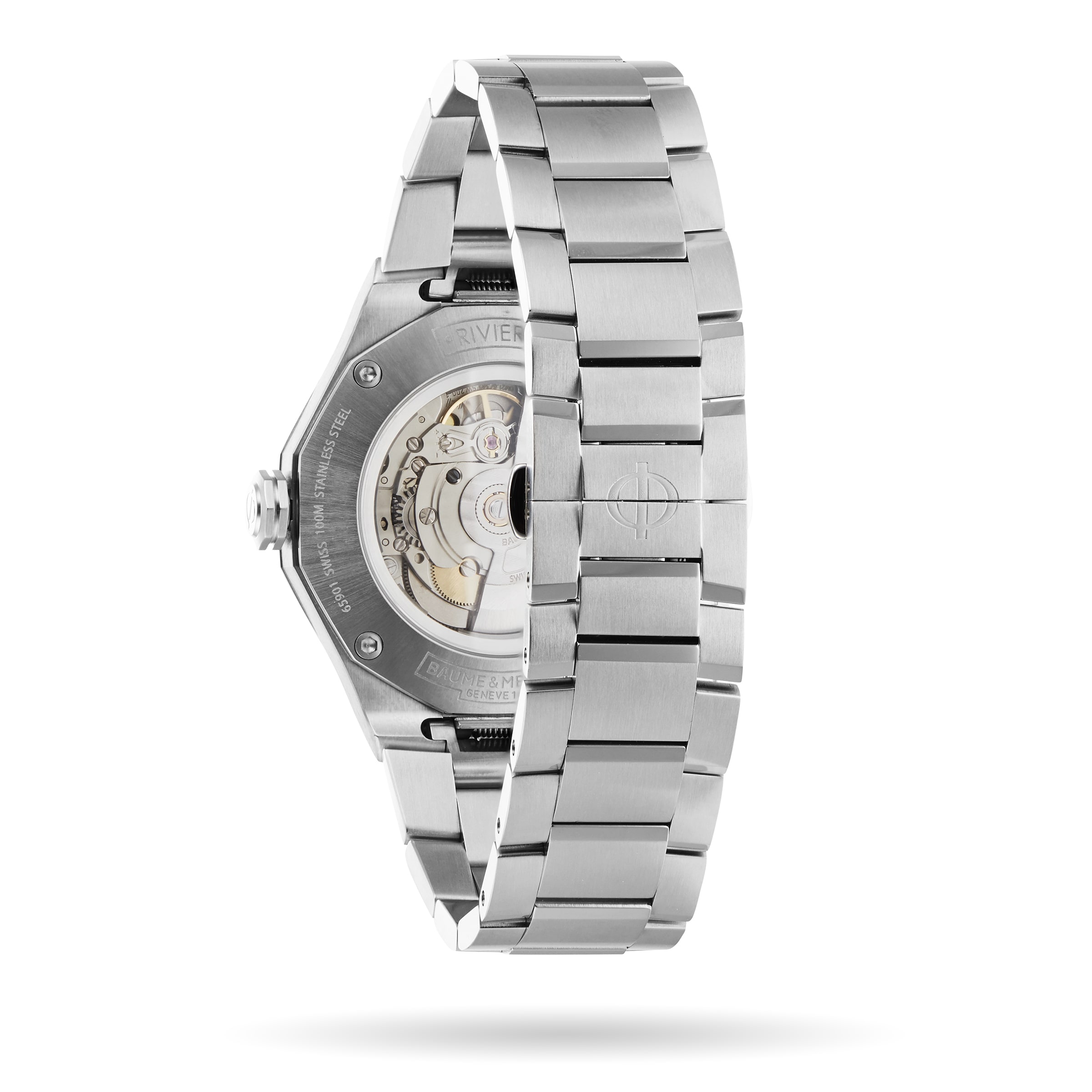 Baume & Mercier Riviera BM0A10621 - 35mm Automatic Black Dial - Stainless Steel - Image 4