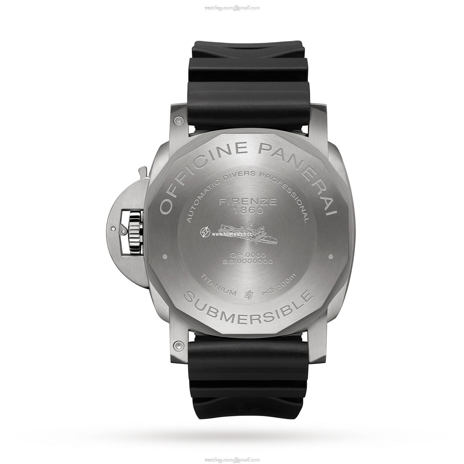 Panerai Submersible PAM02305 Titanium Automatic Black Replica Watch | 47mm - Image 2