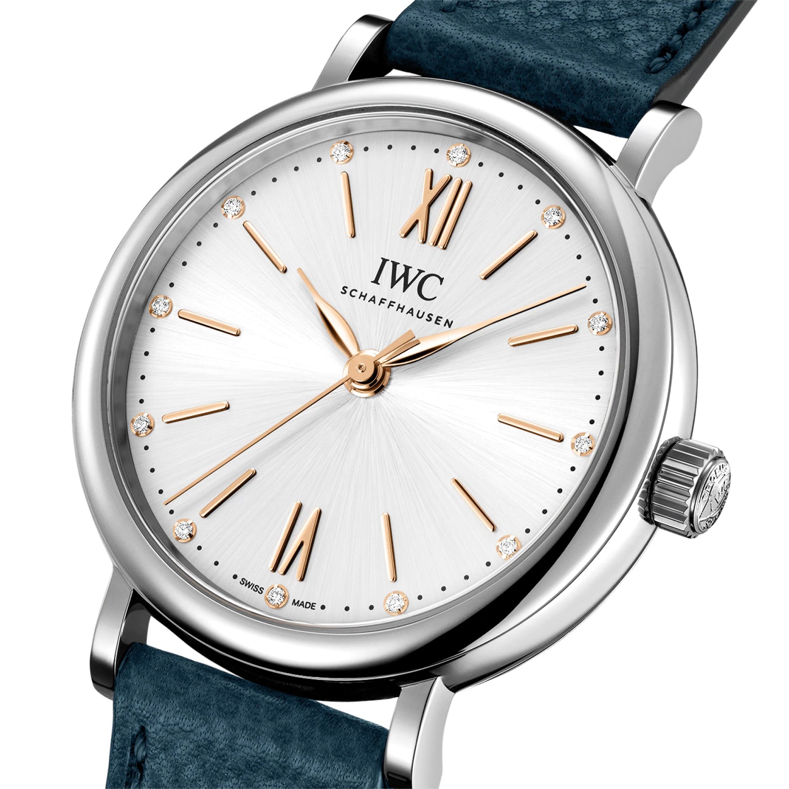 IWC Portofino IW357411 Automatic Watch - 34mm Stainless Steel Silver Dial - Image 3