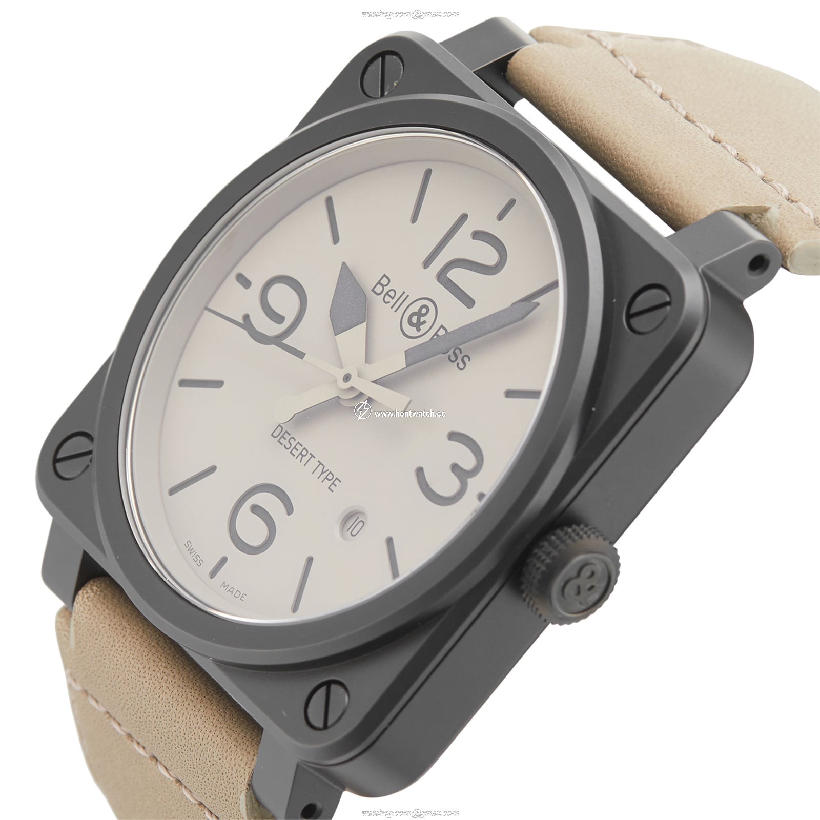 Bell & Ross BR0392-DESERT-CE Ceramic Automatic Beige Watch | 42mm - Image 2