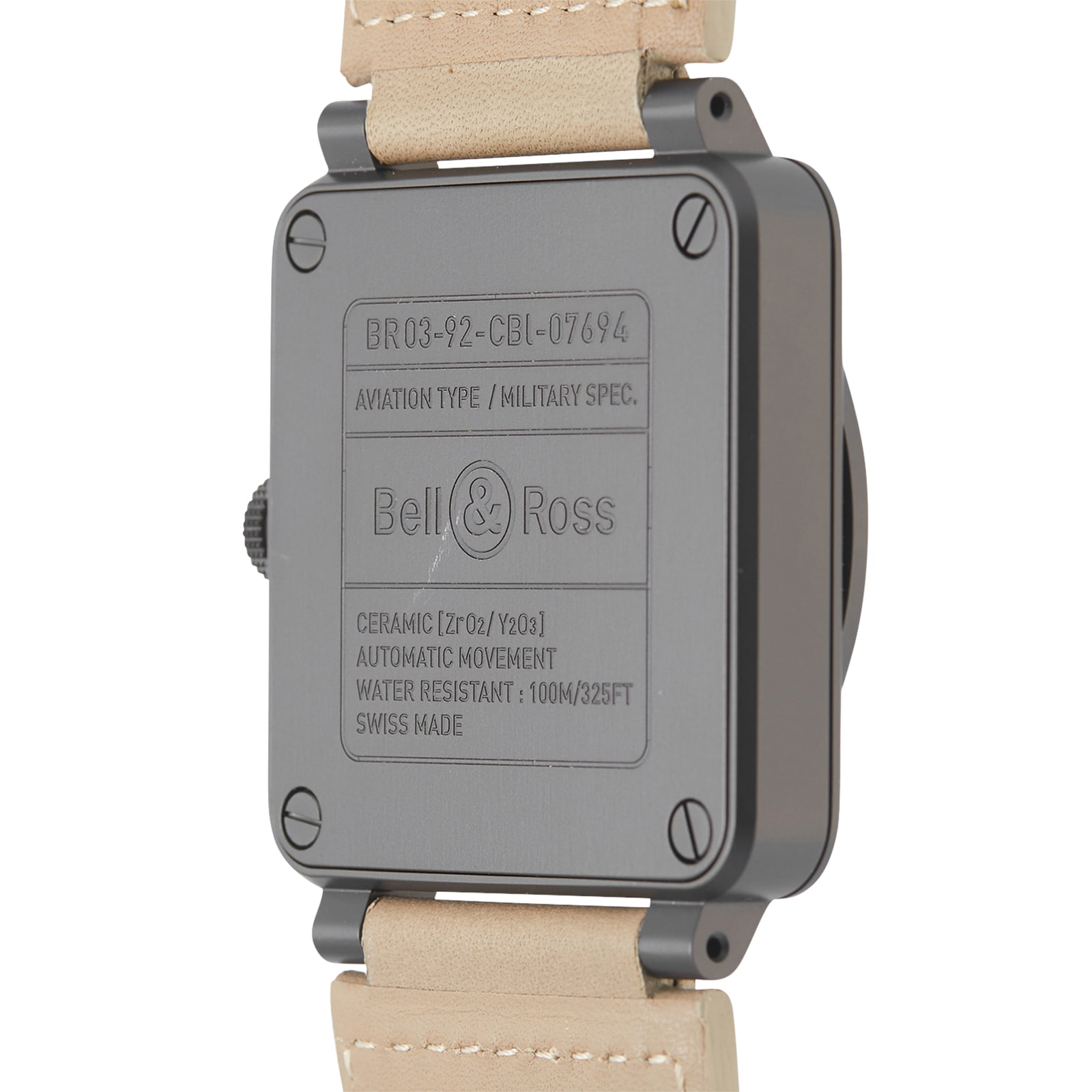 Bell & Ross BR0392-DESERT-CE Ceramic Automatic Beige Watch | 42mm - Image 4