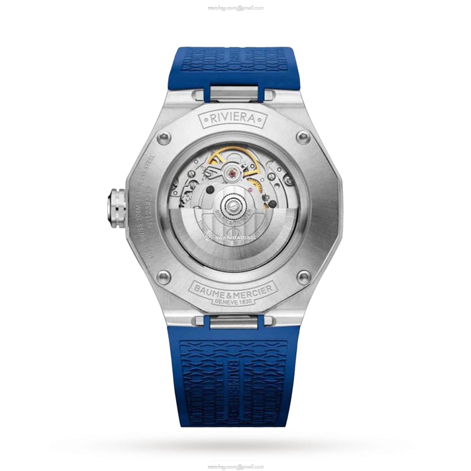 Baume & Mercier Riviera BM0A10619 Automatic Watch - 42mm Blue Dial | Stainless Steel - Image 2